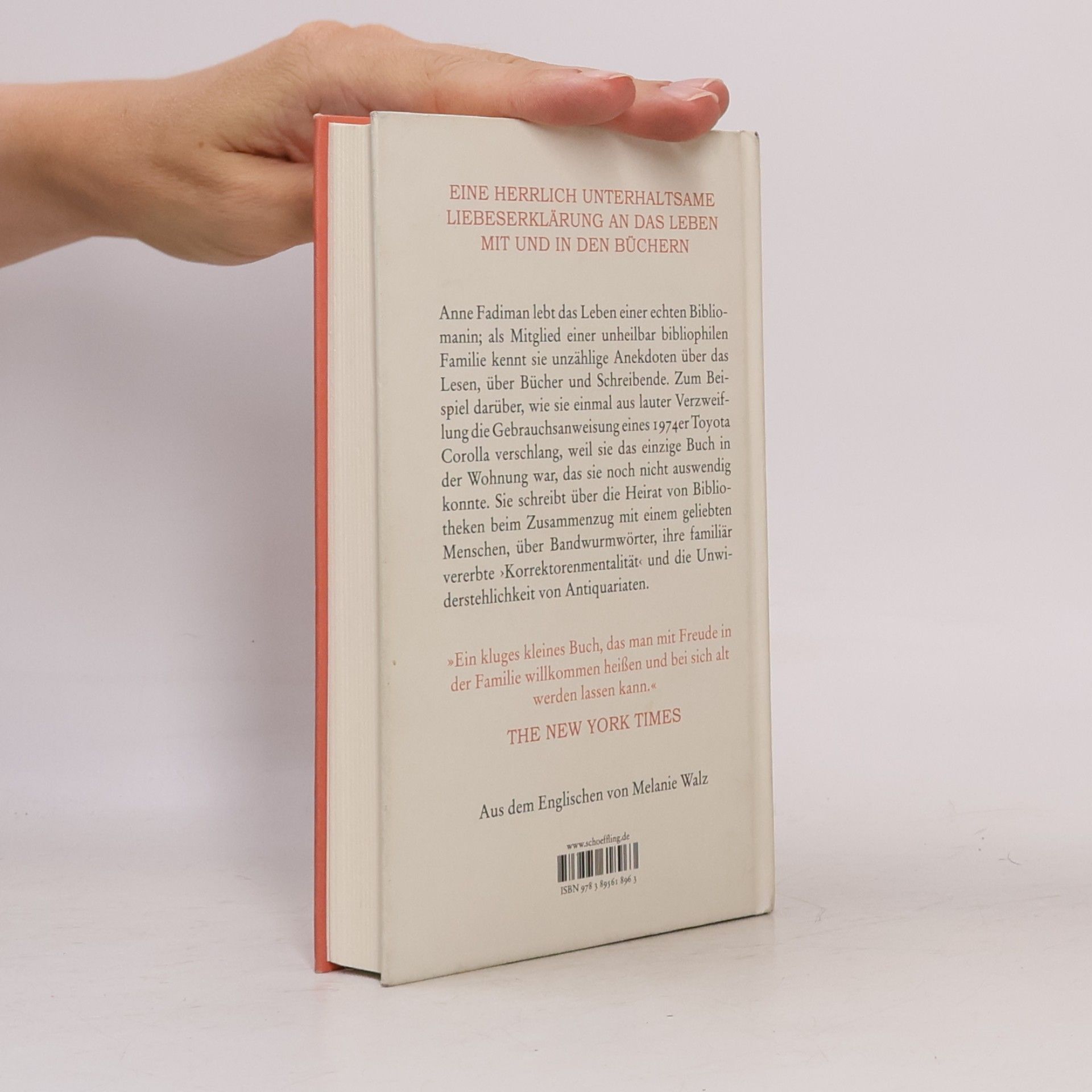 Anne Fadiman Ex Libris. Aus dem Leben einer Bibliomanin