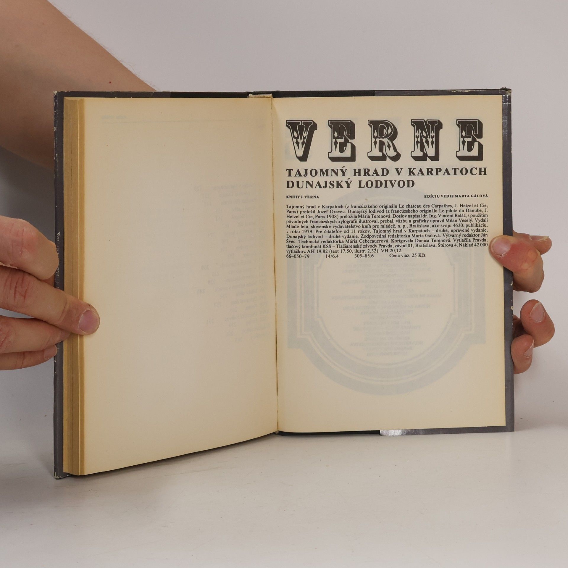 Jules Verne Tajomný hrad v Karpatoch. Dunajský lodivod