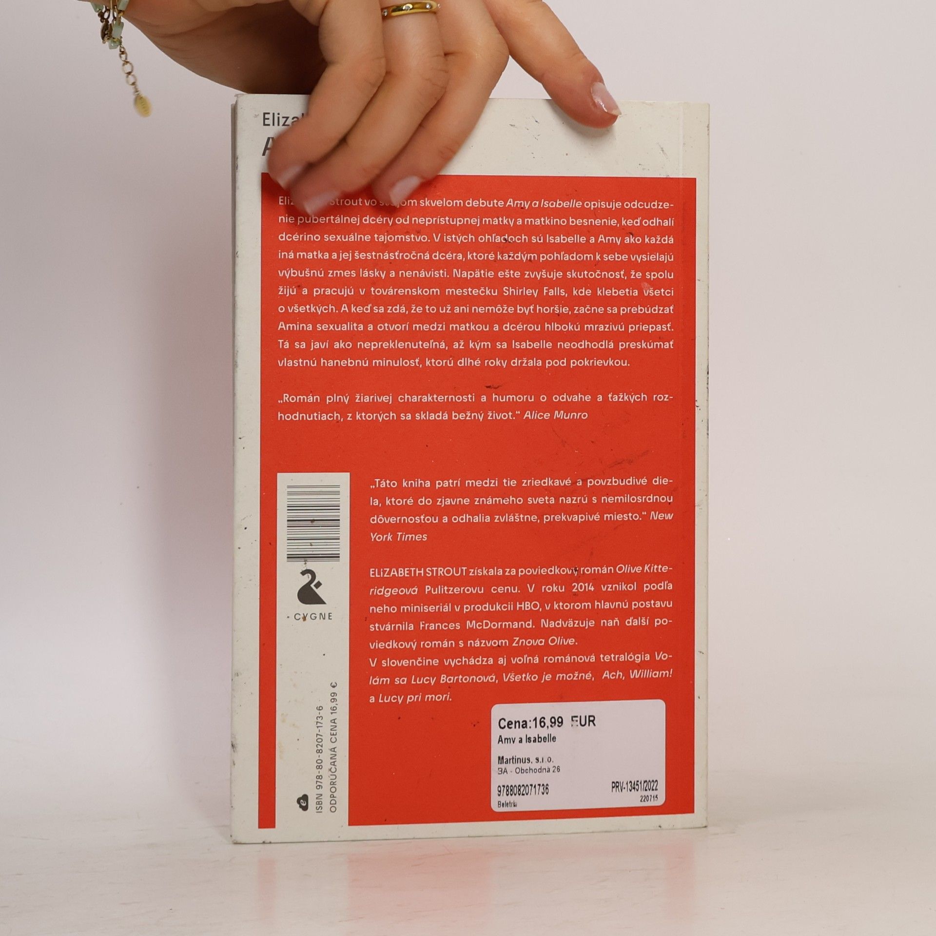 Elizabeth Strout Amy a Isabelle