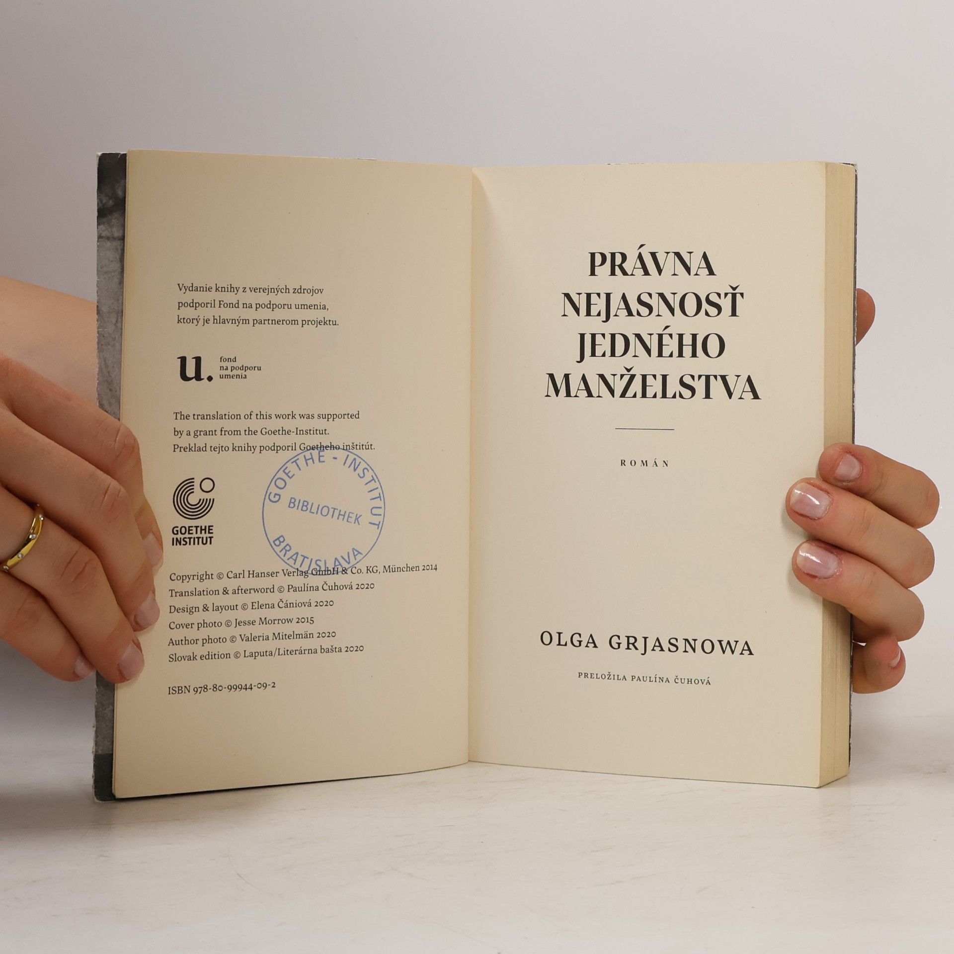 Olga Olegovna Grjasnova Právna nejasnosť jedného manželstva