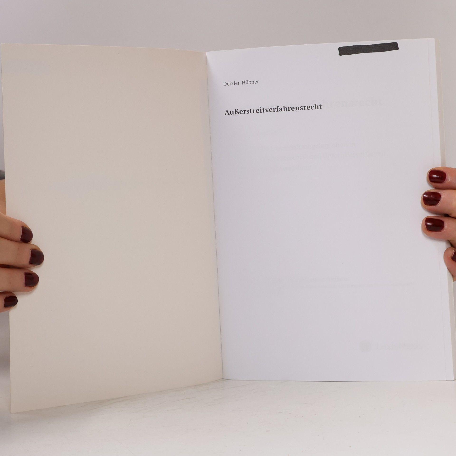 Astrid Deixler-Hübner Außerstreitverfahrensrecht Lehrbuch