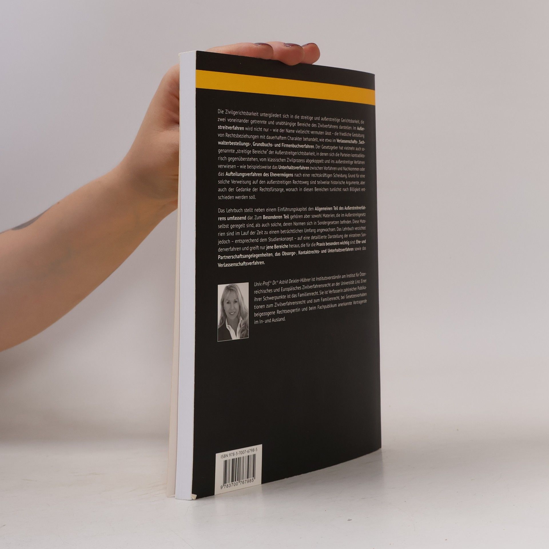 Astrid Deixler-Hübner Außerstreitverfahrensrecht Lehrbuch