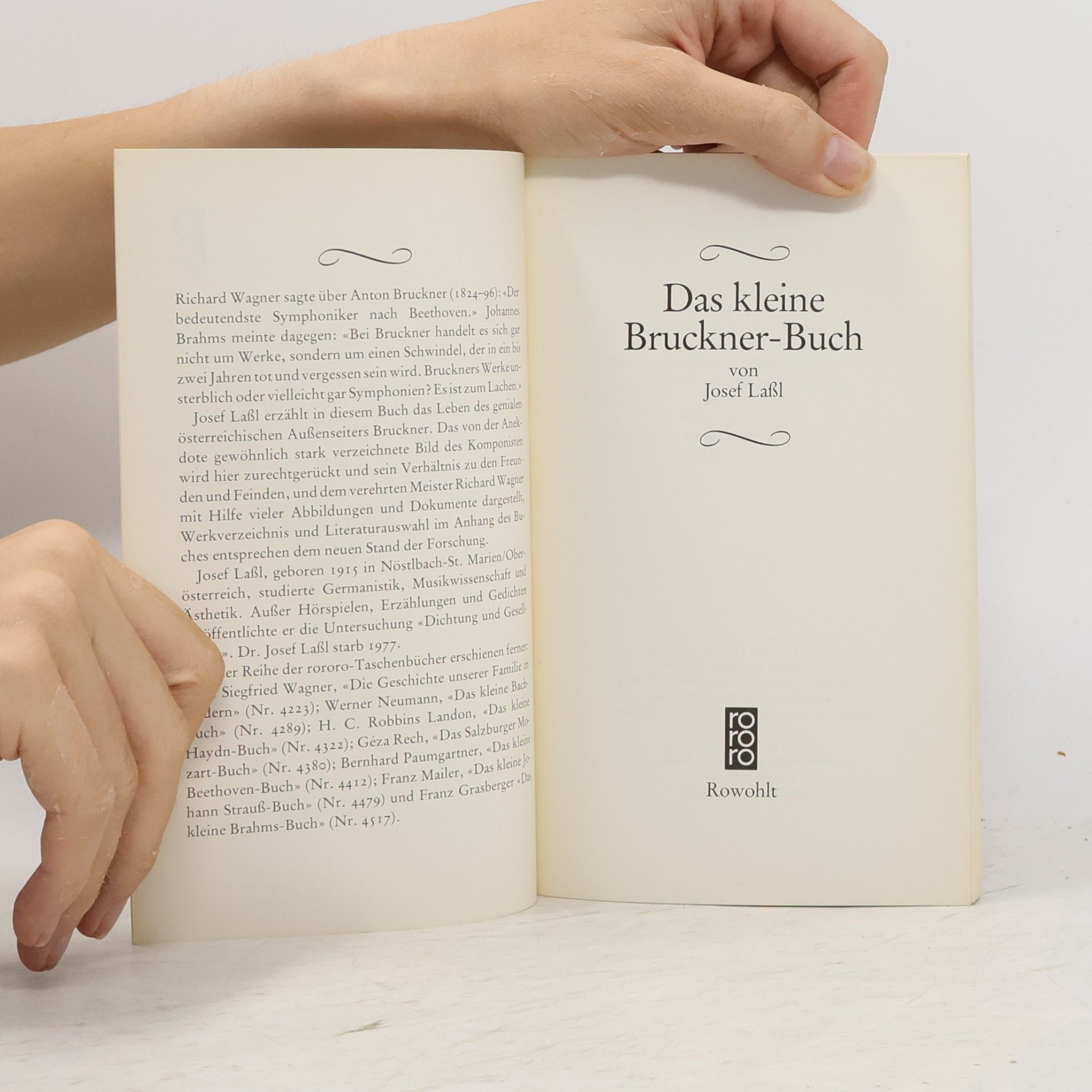 Josef Lassl Das kleine Bruckner-Buch
