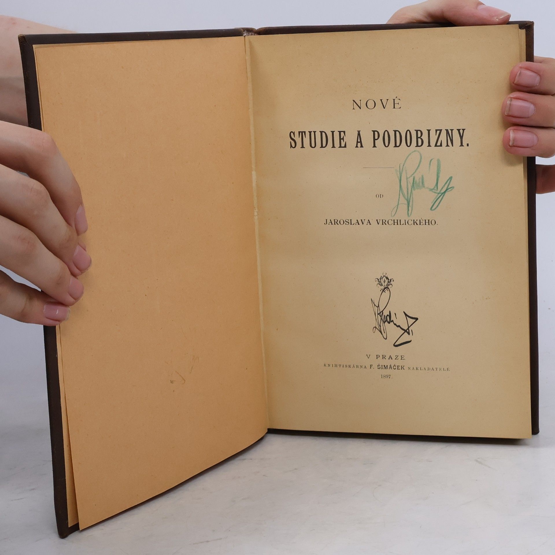 Jaroslav Vrchlický Nové studie a podobizny