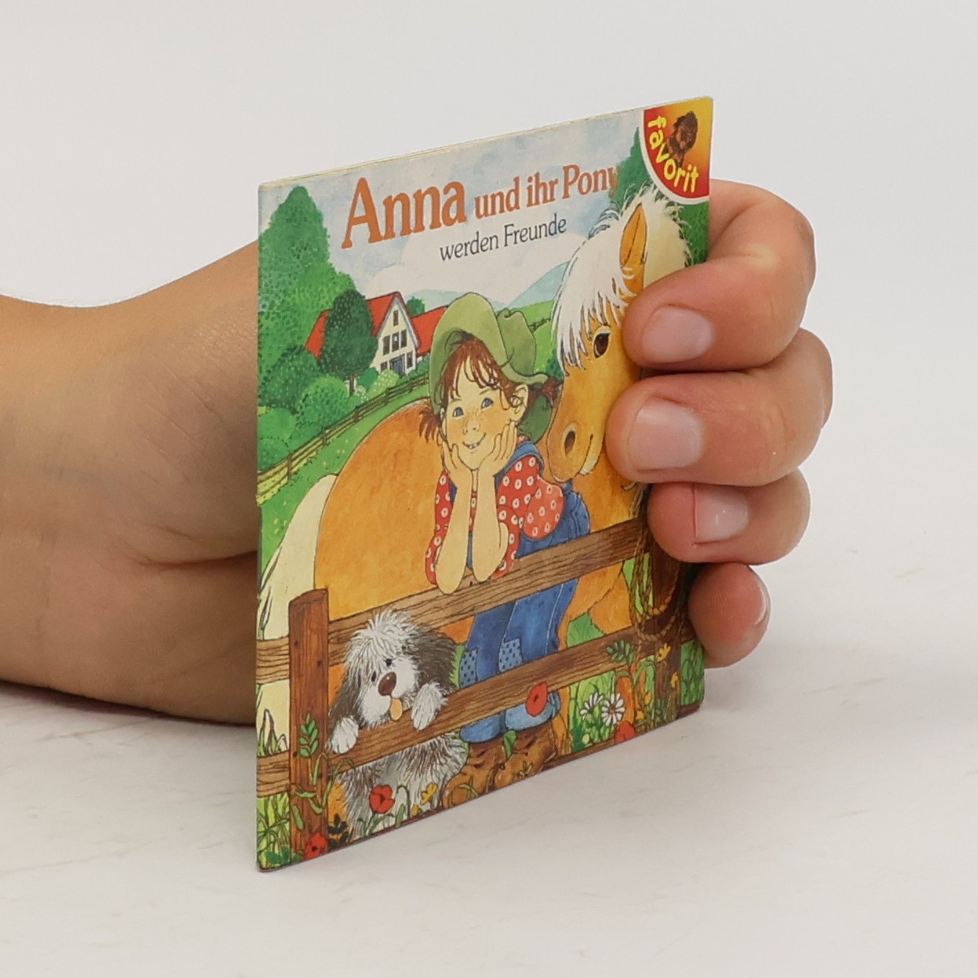 Anna und ihr Pony werden Freunde
