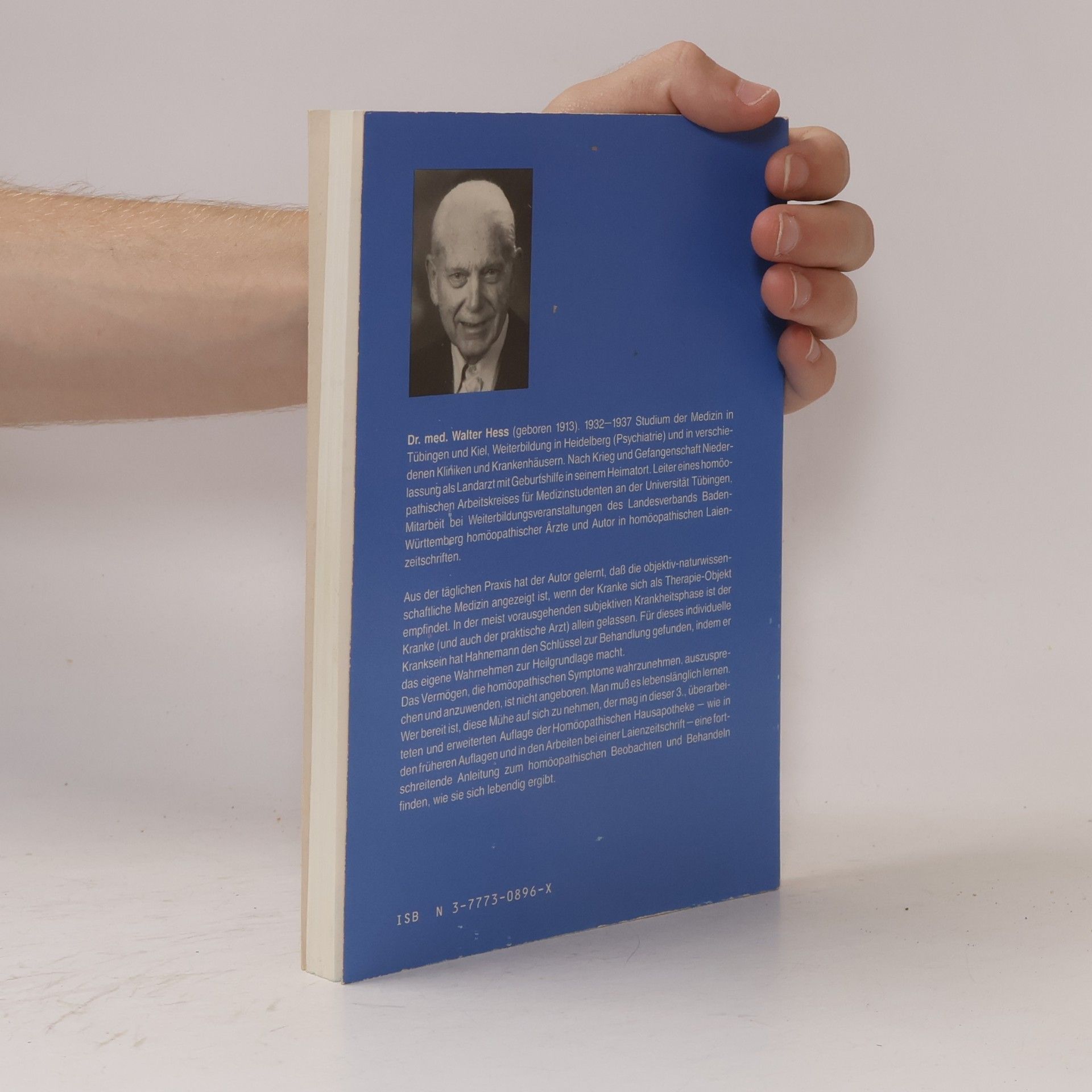 Walter Hess Homöopathische Hausapotheke