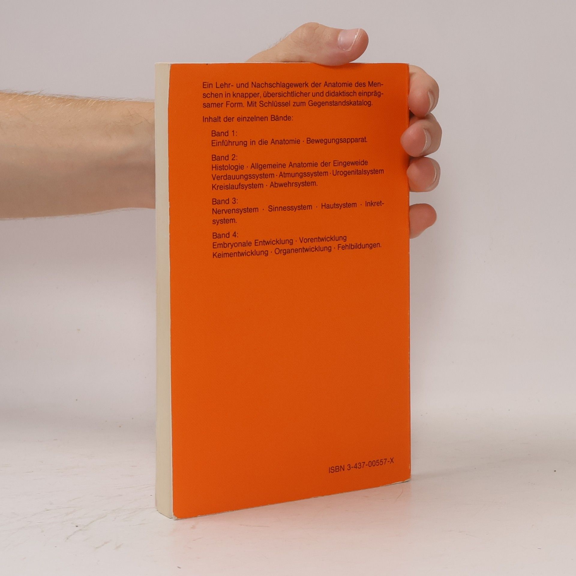Hermann Voss Taschenbuch der Anatomie - 4: Embryonale Entwicklung des Menschen - 9. Auflage