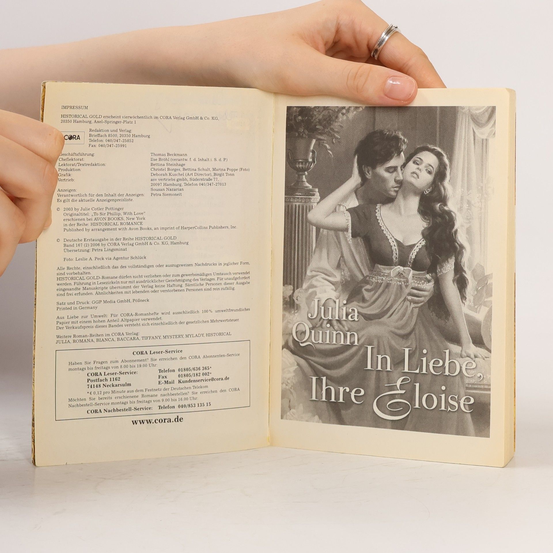 Julia Quinn Historical Gold 167. In Liebe, Ihre Eloise