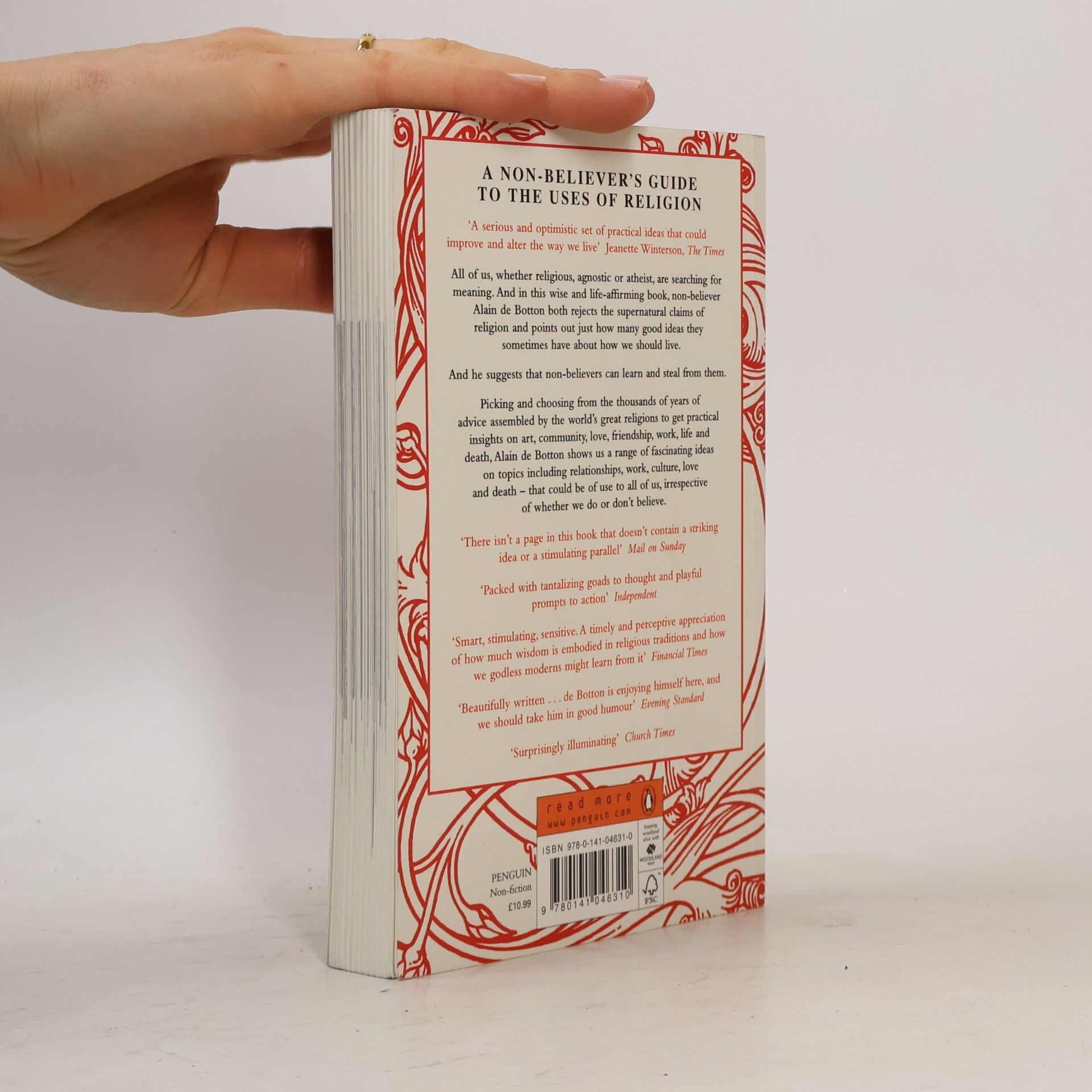 Alain de Botton Religion for atheists : a non-believer's guide to the uses of religion