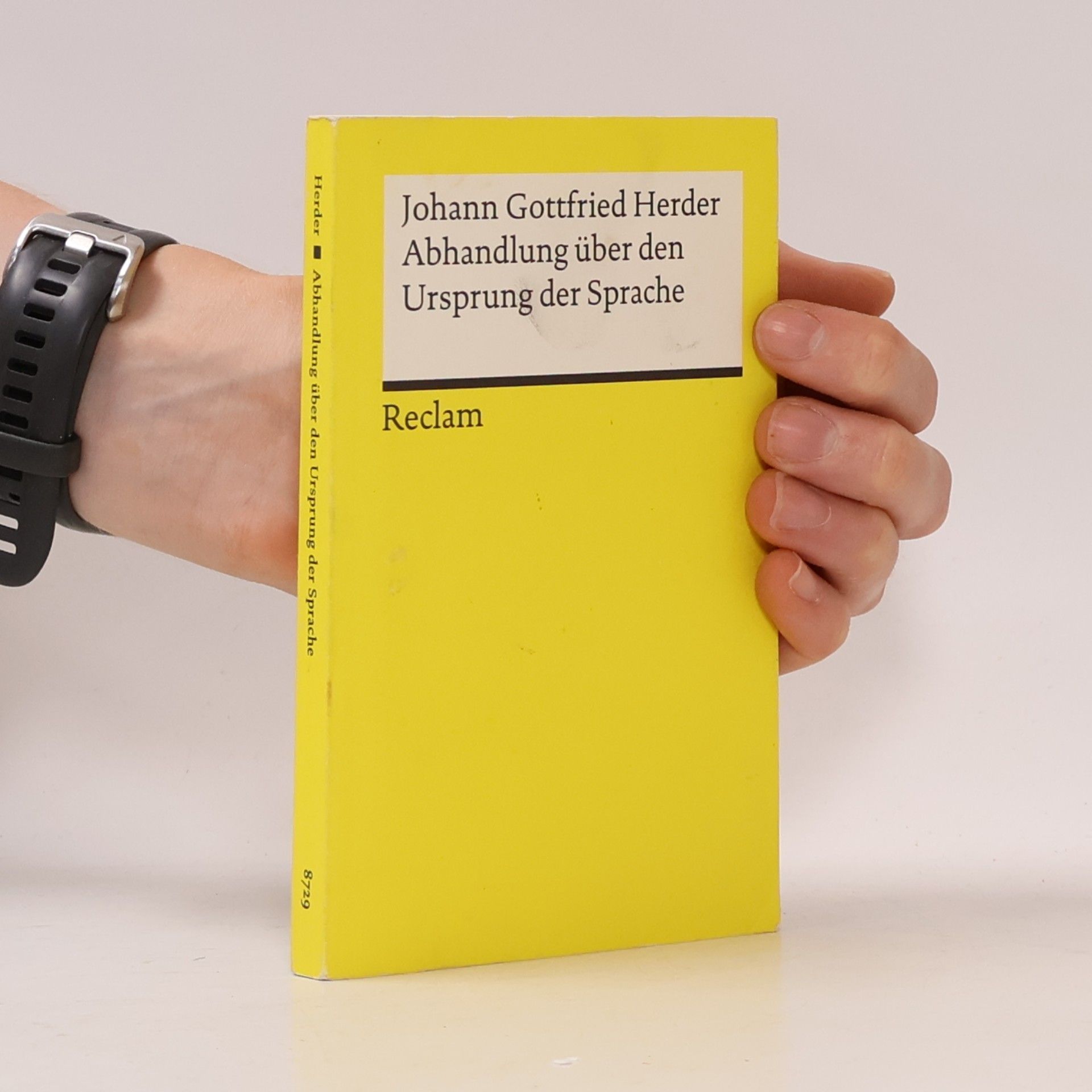 Johann Gottfried Herder Abhandlungen über den Ursprung der Sprache