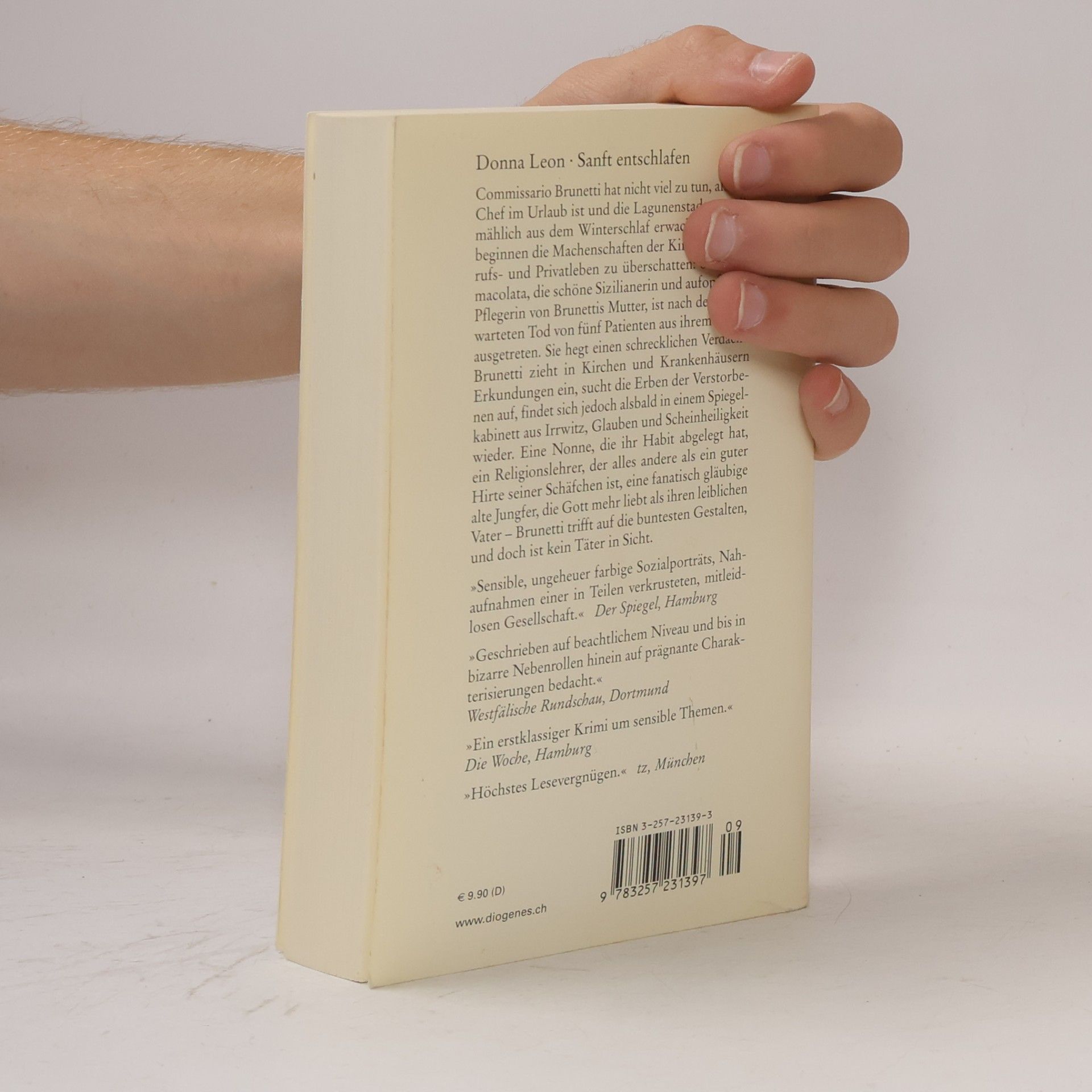 Donna Leon Sanft entschlafen. Commissario Brunettis sechster Fall