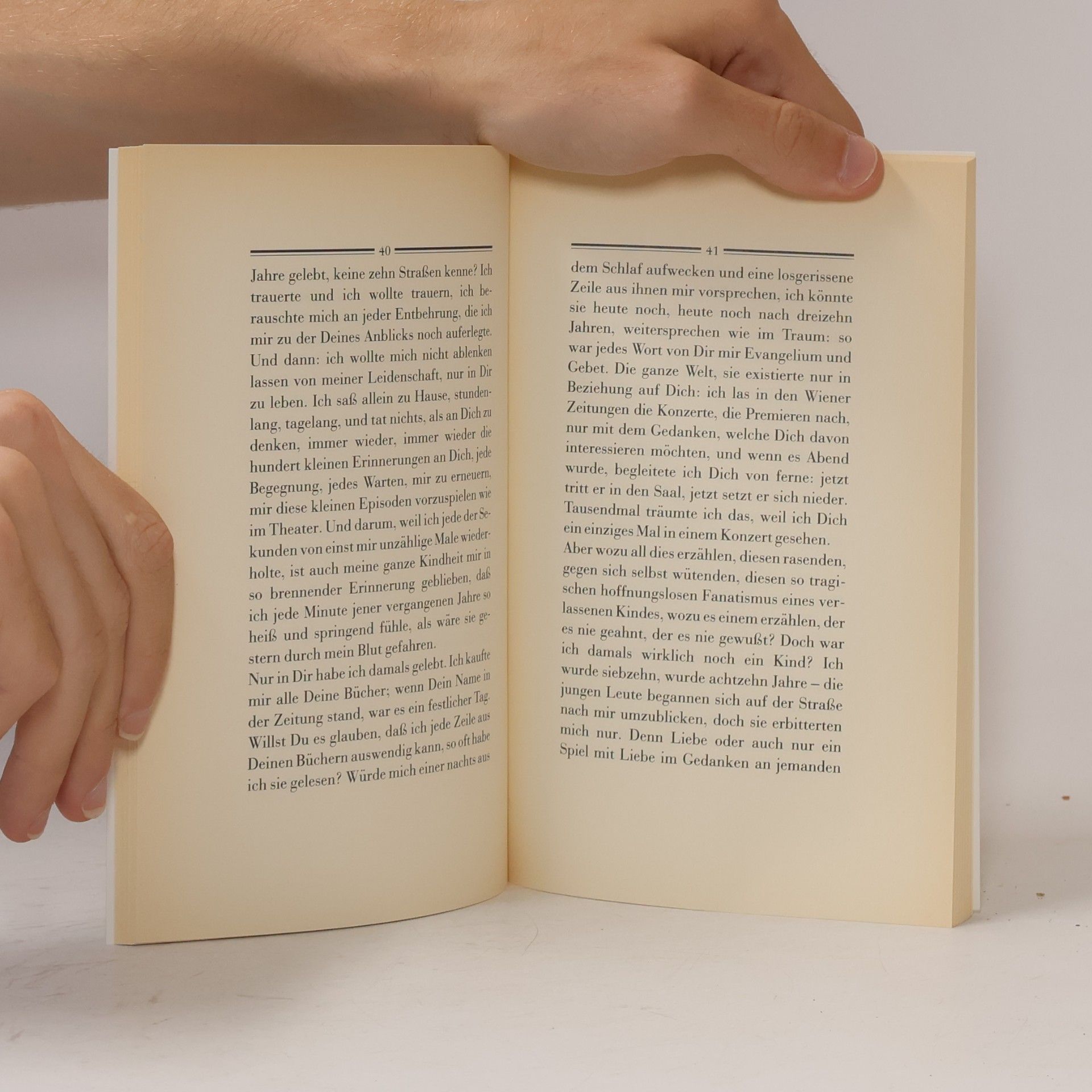 Stefan Zweig Brief einer Unbekannten