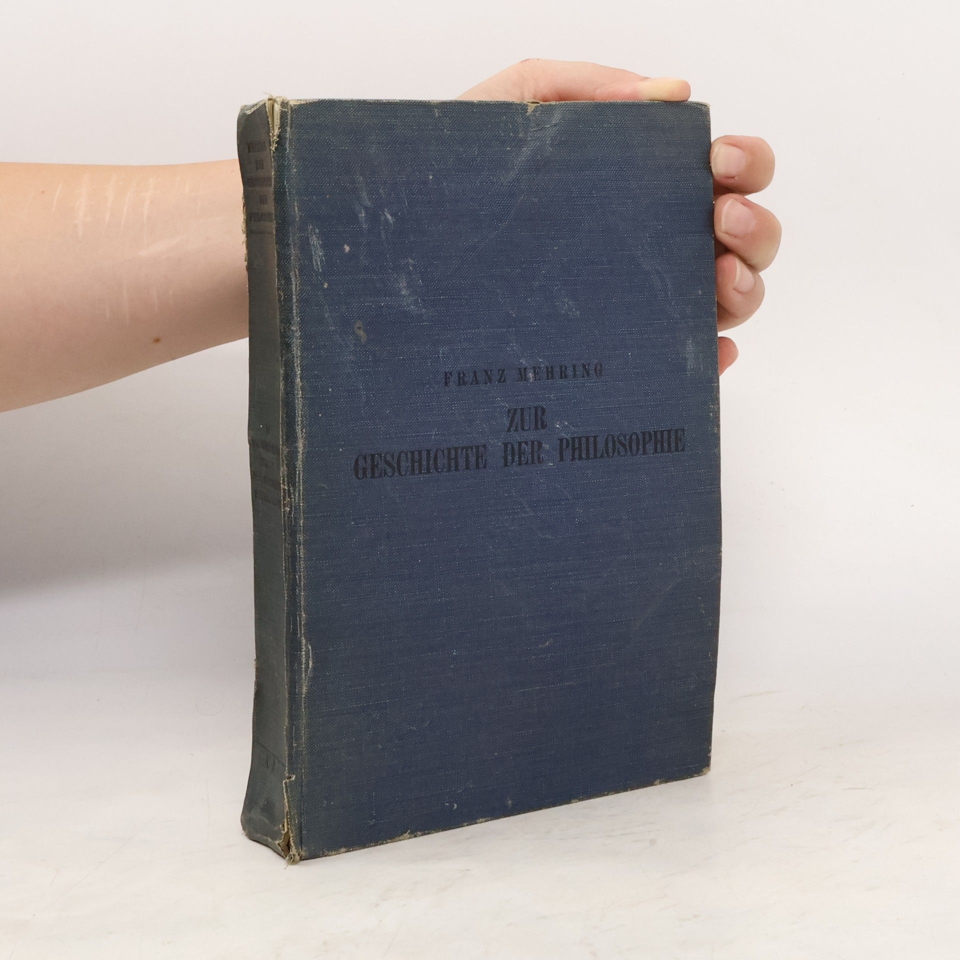 Franz Mehring Zur Geschichte der Philosophie