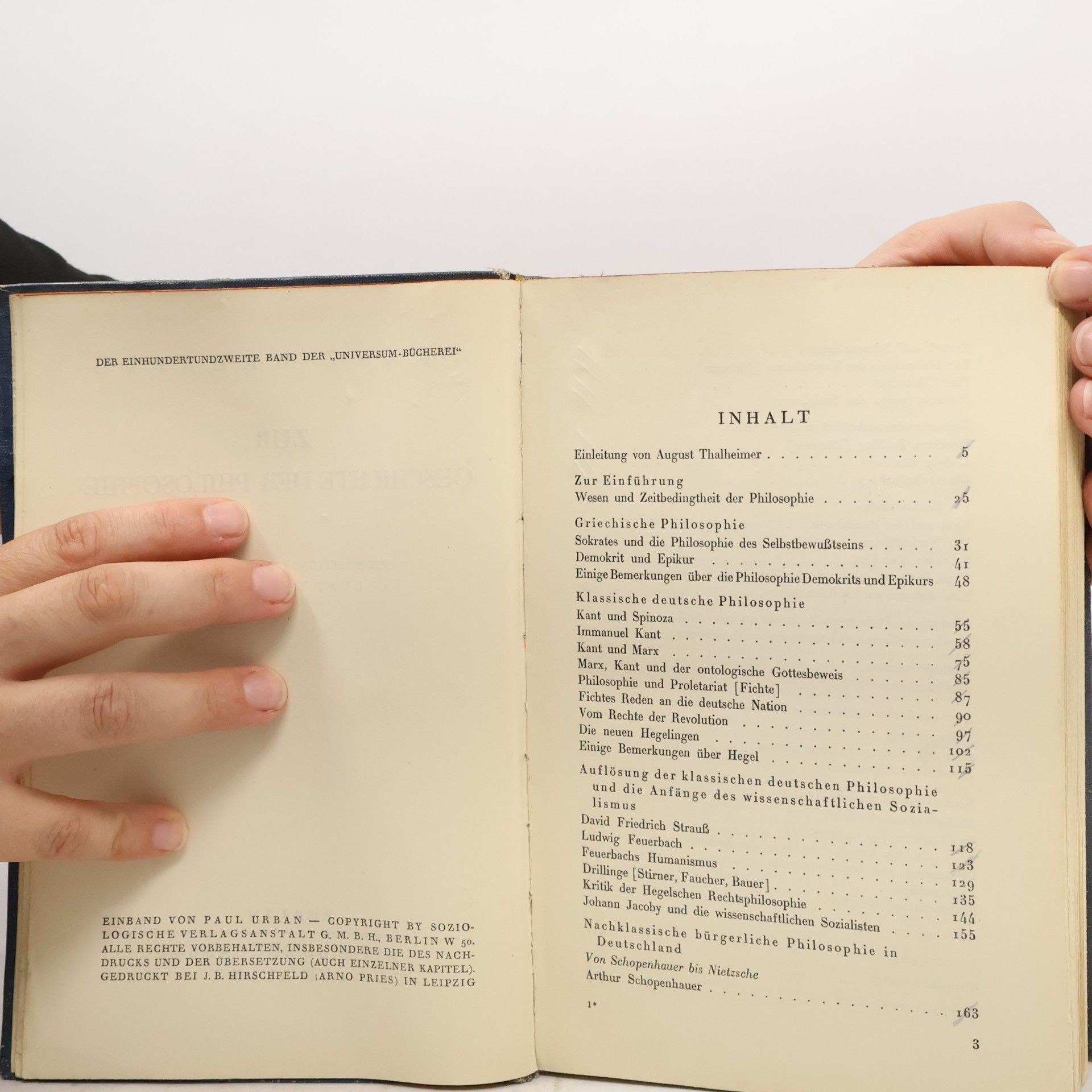 Franz Mehring Zur Geschichte der Philosophie