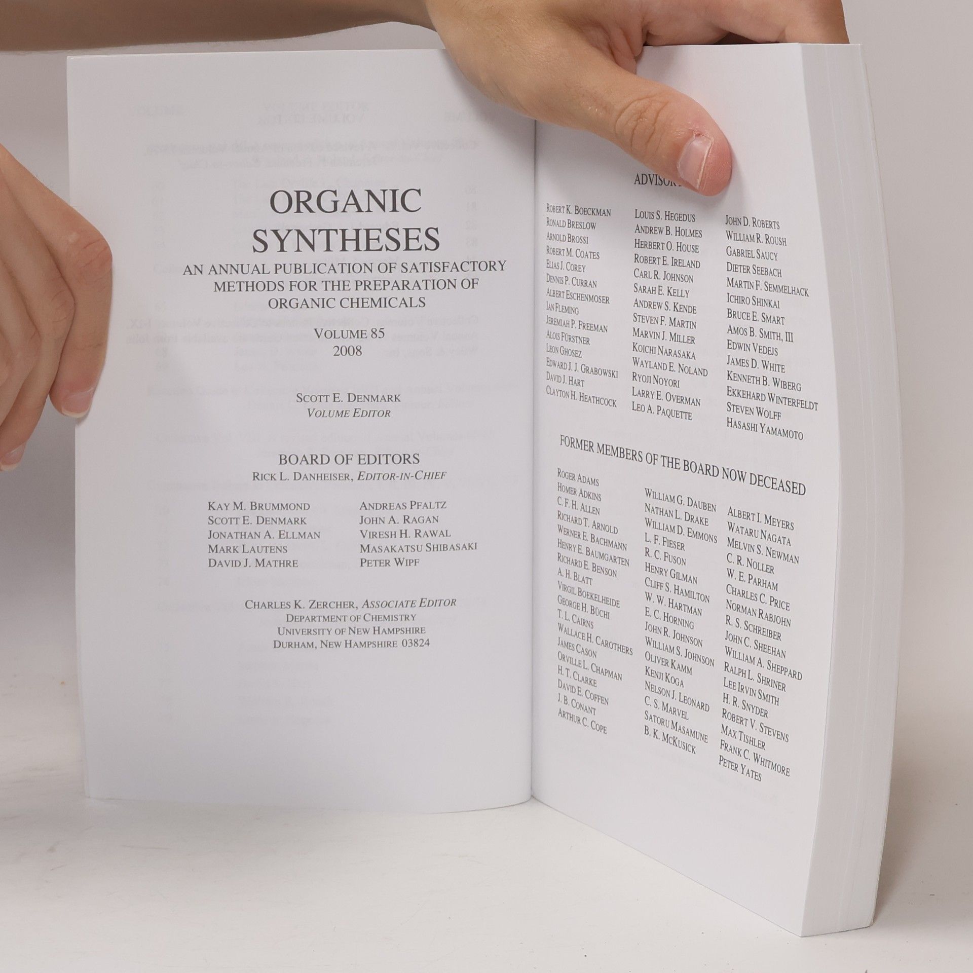 Scott E. Denmark Organic Syntheses 85