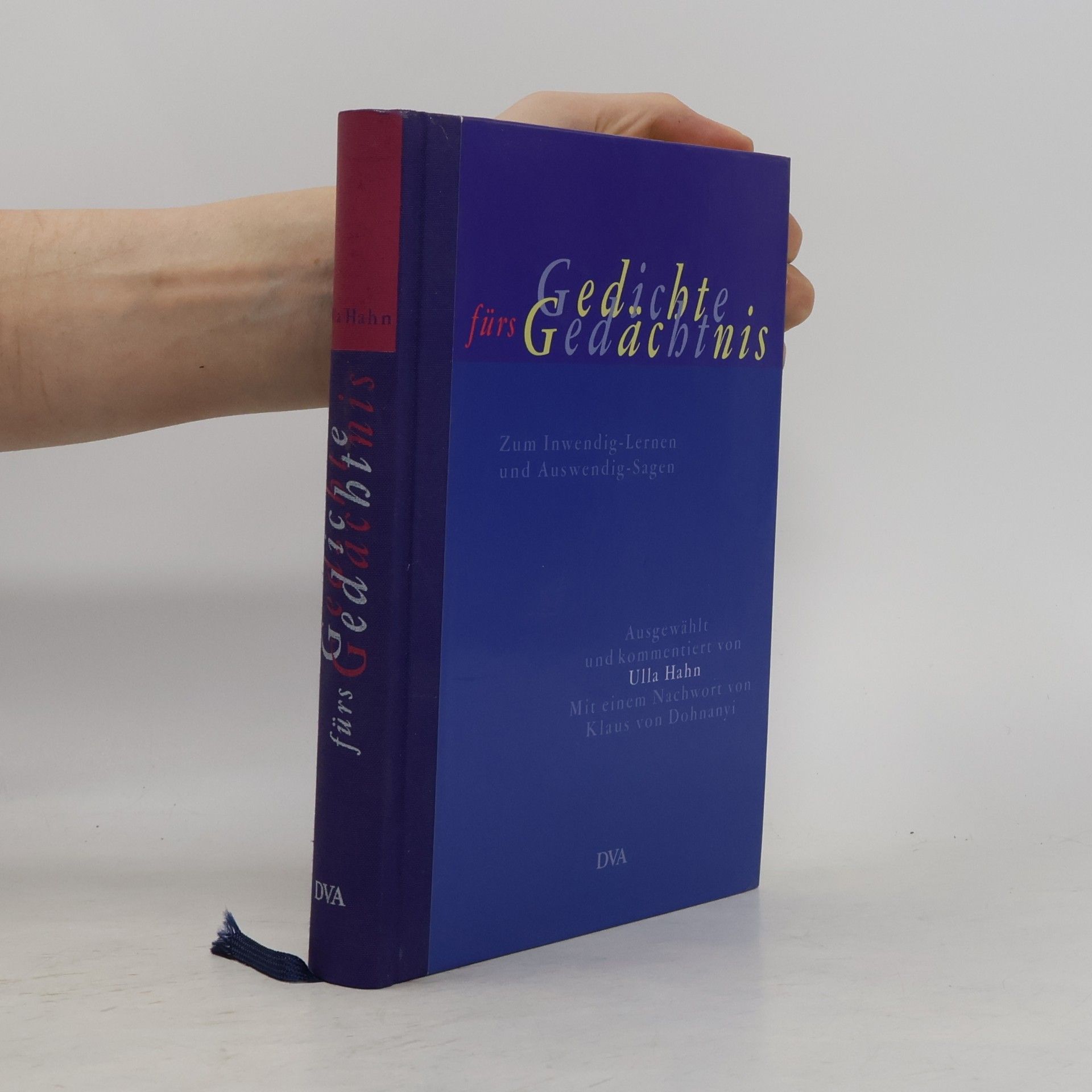 Ulla Hahn Gedichte fürs Gedächtnis