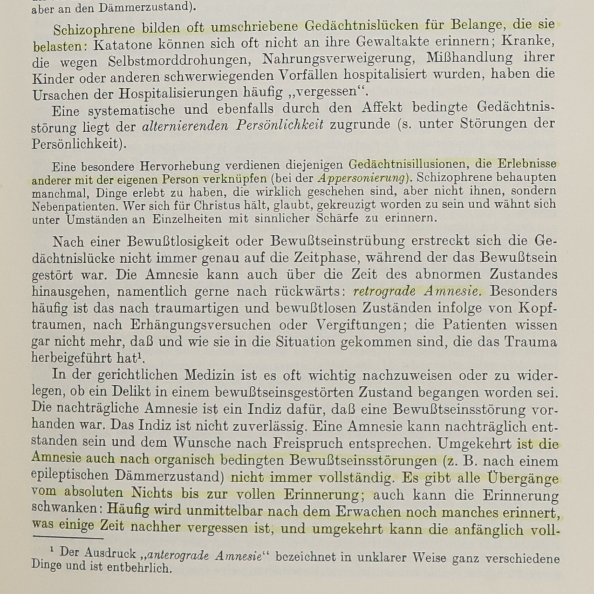 Eugene Bleuler Lehrbuch der Psychiatrie
