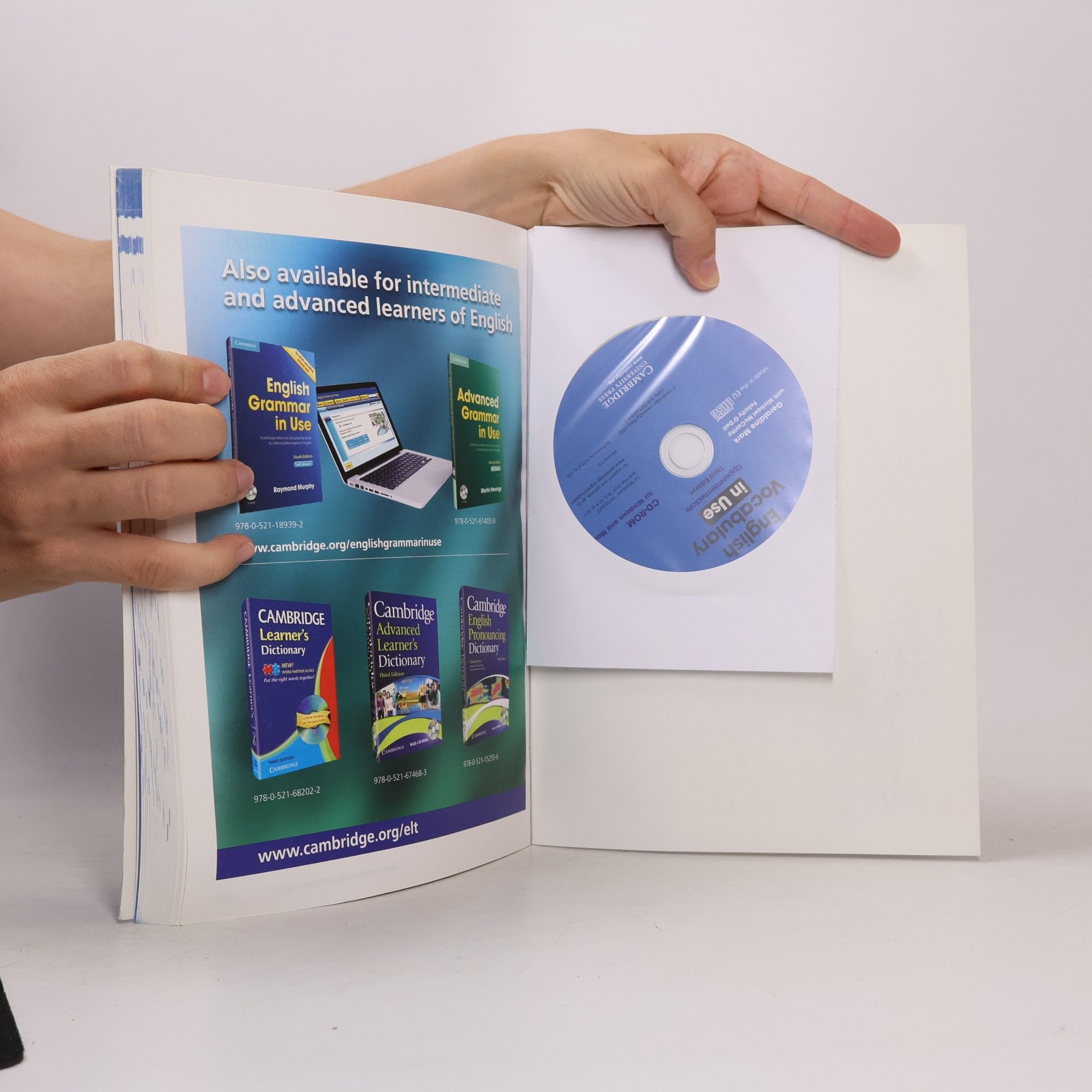 Michael McCarthy Vocabulary reference and practice with answers, w. CD-ROM.