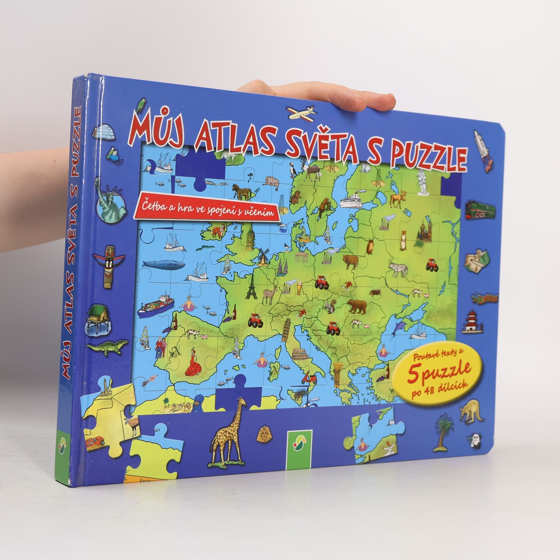 Collectif d'auteurs Můj atlas světa s puzzle