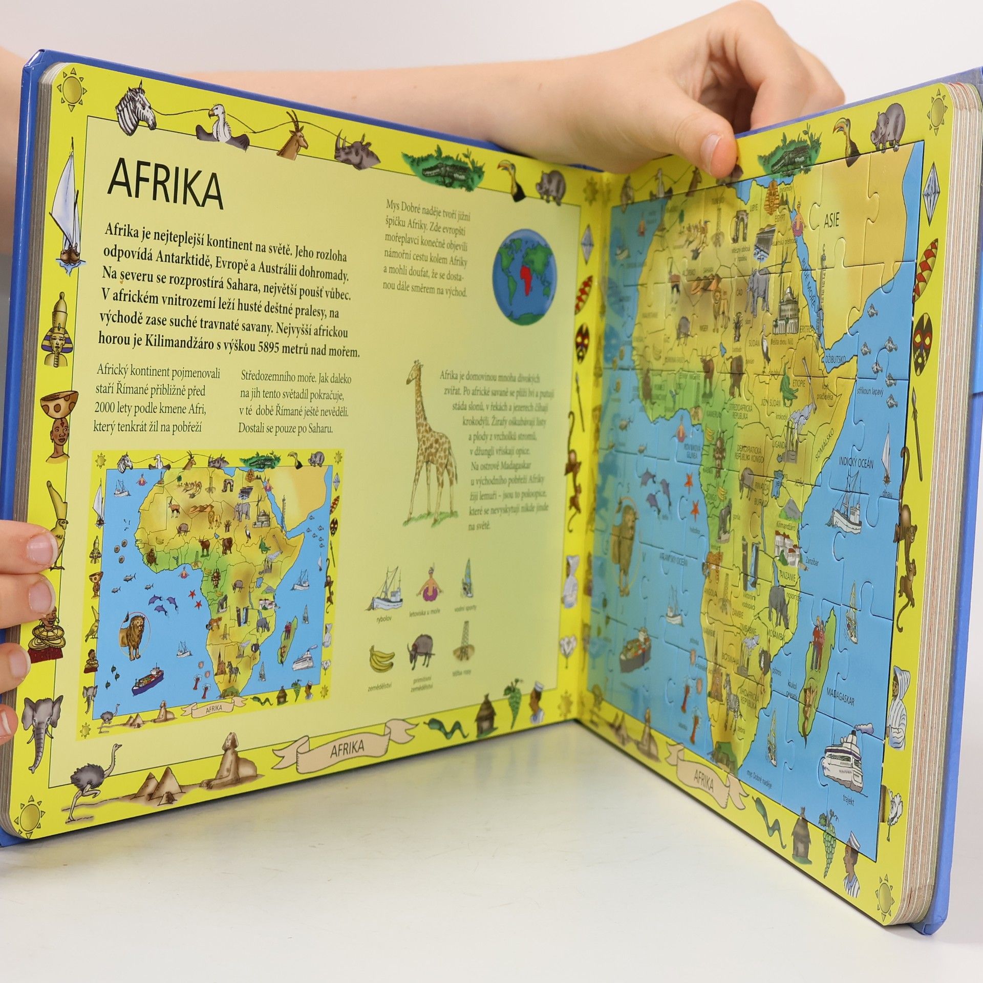 Kolektiv autorů Můj atlas světa s puzzle