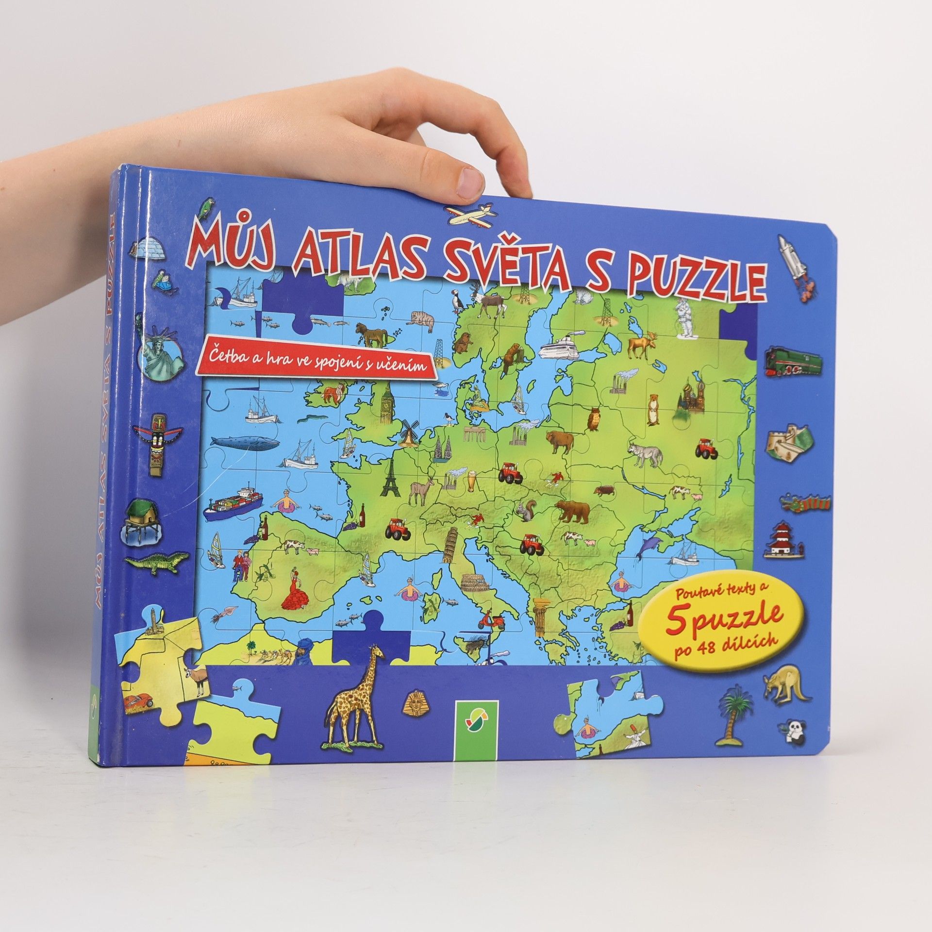 Kolektiv autorů Můj atlas světa s puzzle