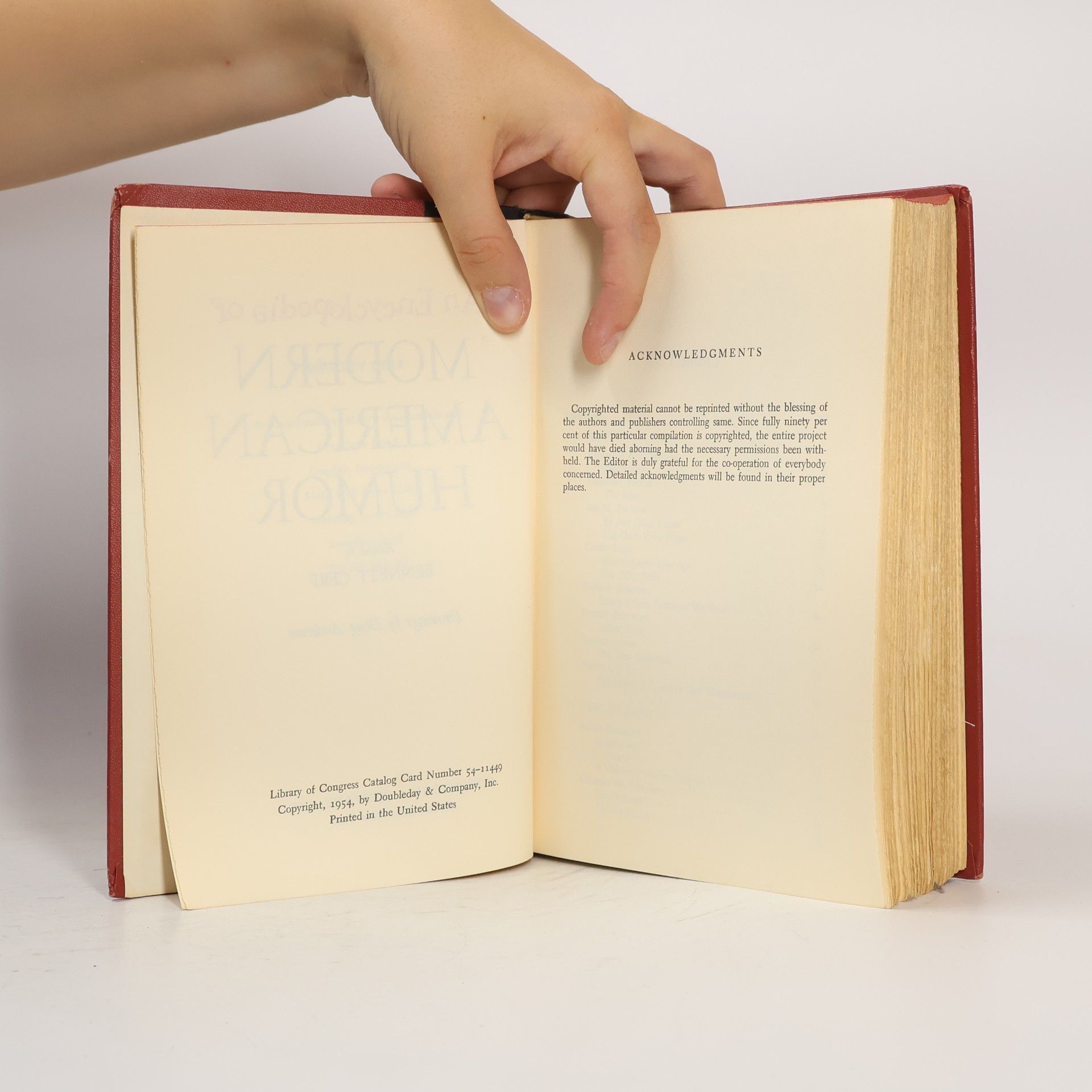 Bennett Cerf An Encyclopedia of Modern American Humor