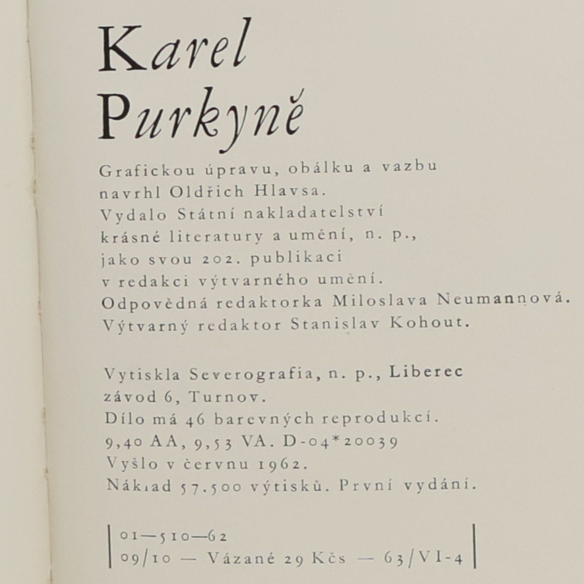 Vojtěch Volavka Karel Purkyně