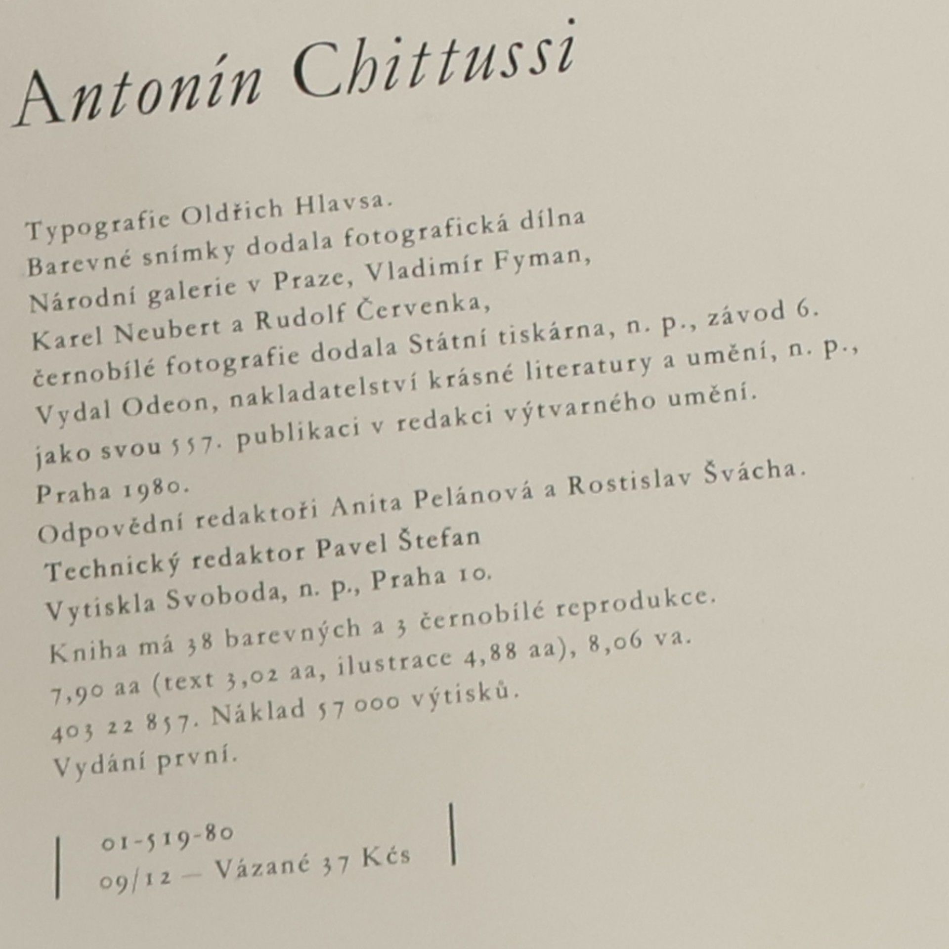 Antonín Chittussi Antonín Chittussi
