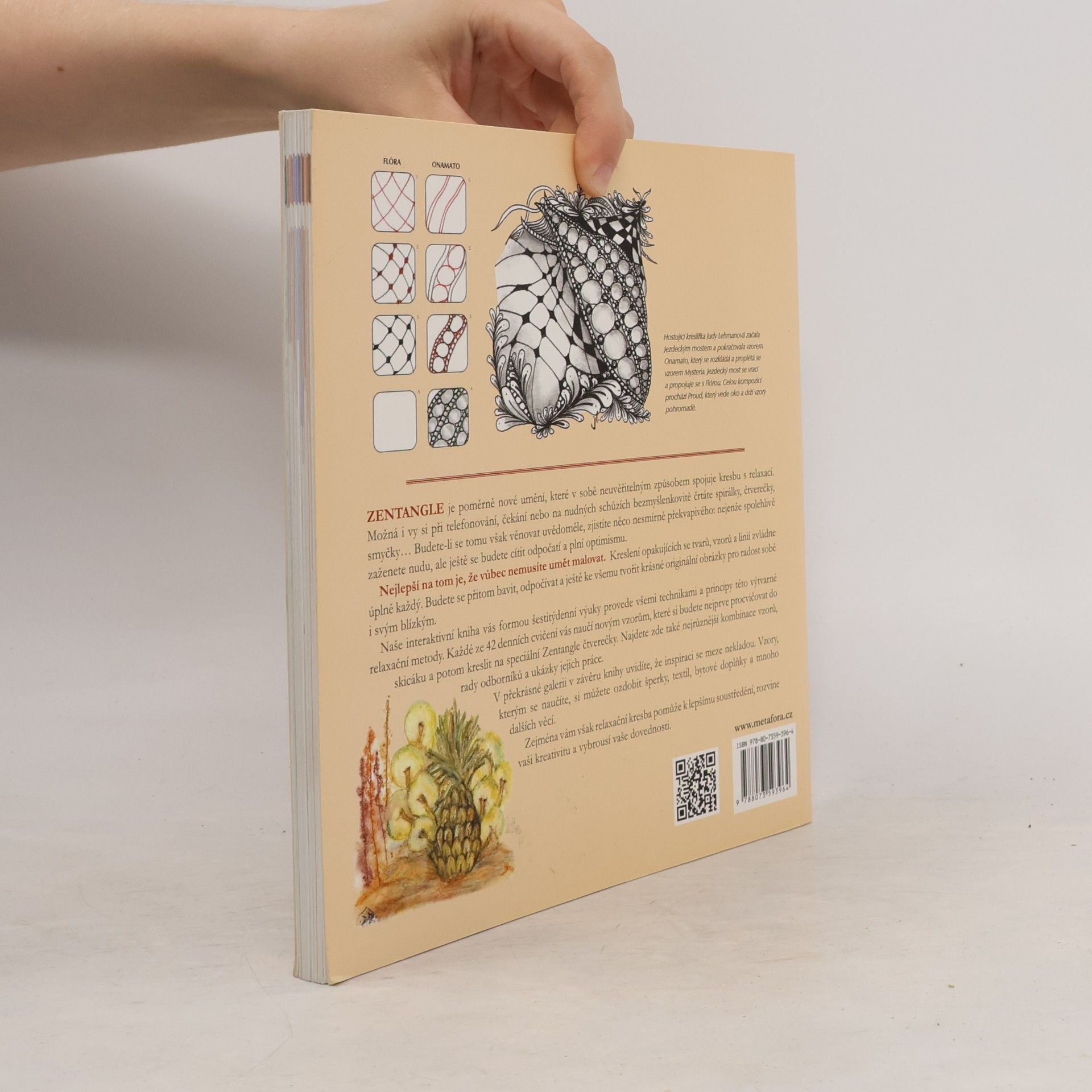 Beckah Krahula Zentangle : relaxační obrázky : kreativní kresba - inspirace i zábava