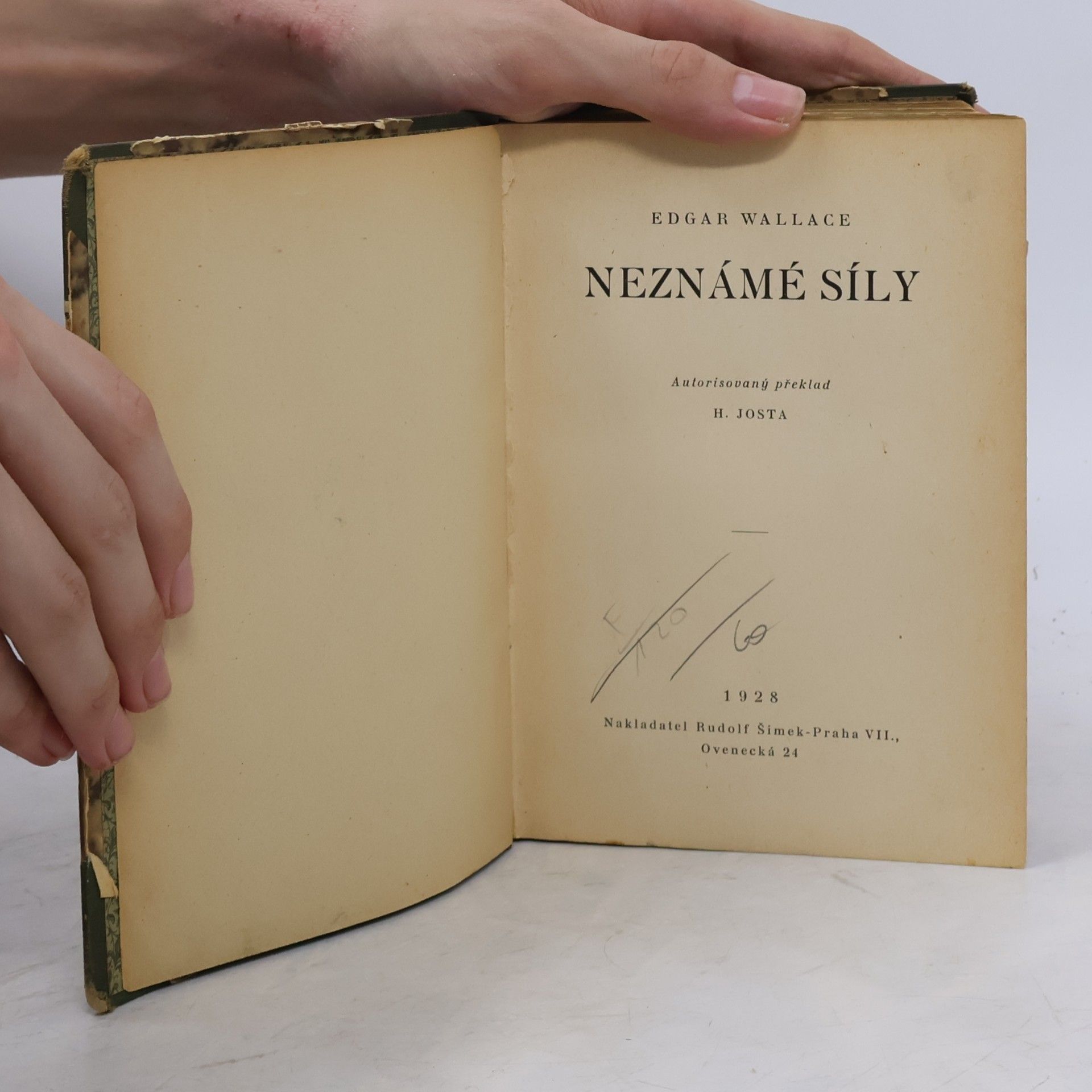 Edgar Wallace Neznámé síly