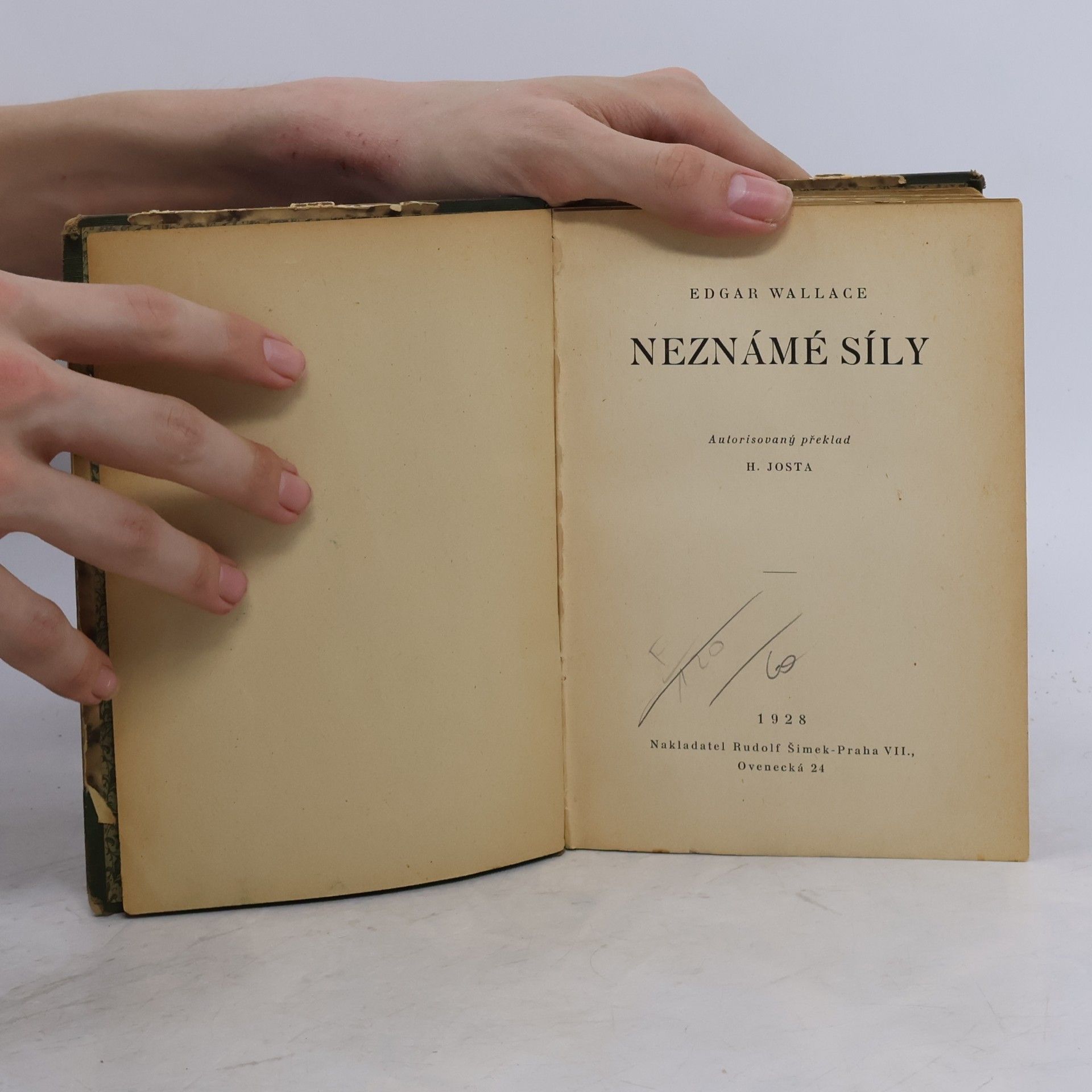 Edgar Wallace Neznámé síly