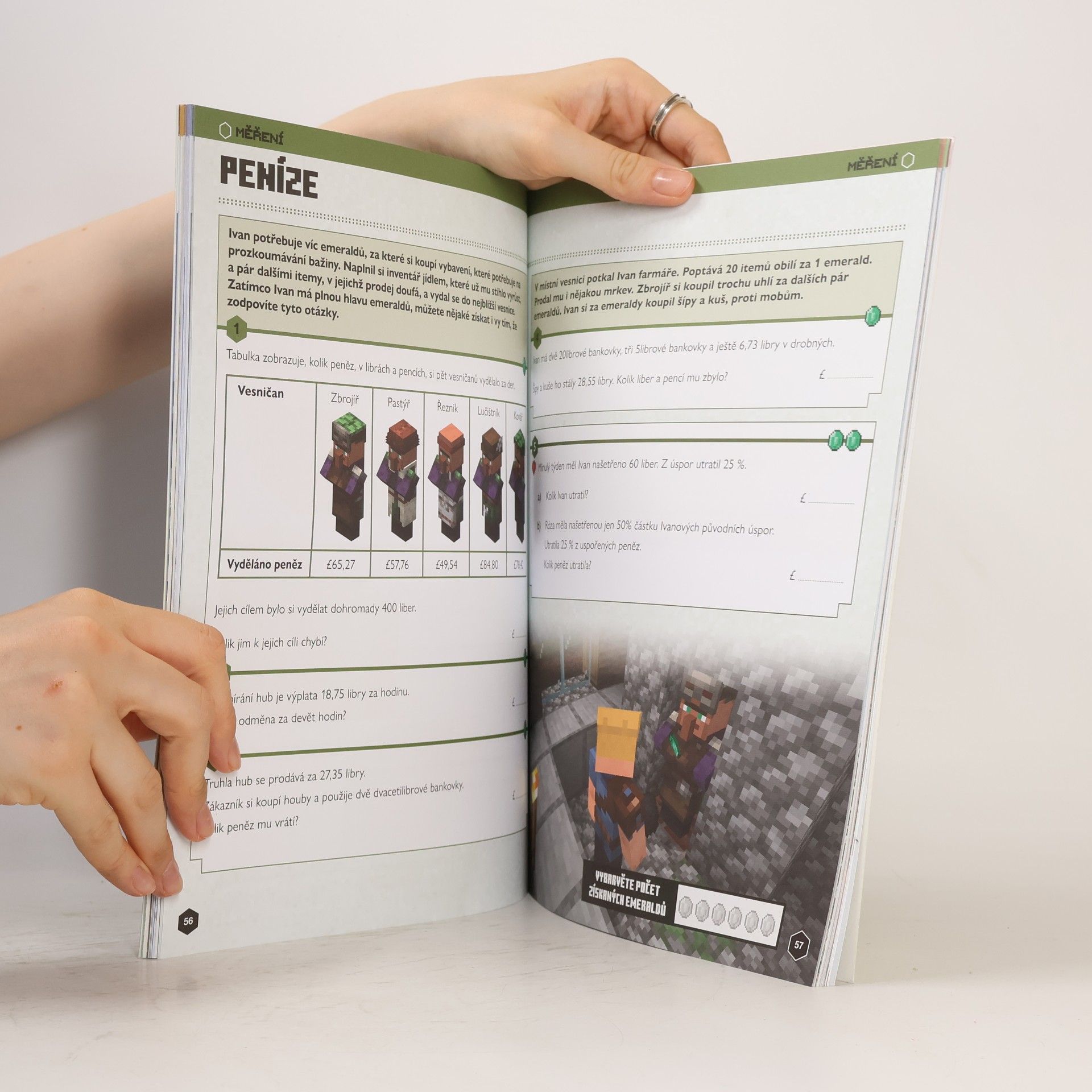 Kolektiv autorů Matika pro minecrafťáky 9-10 let