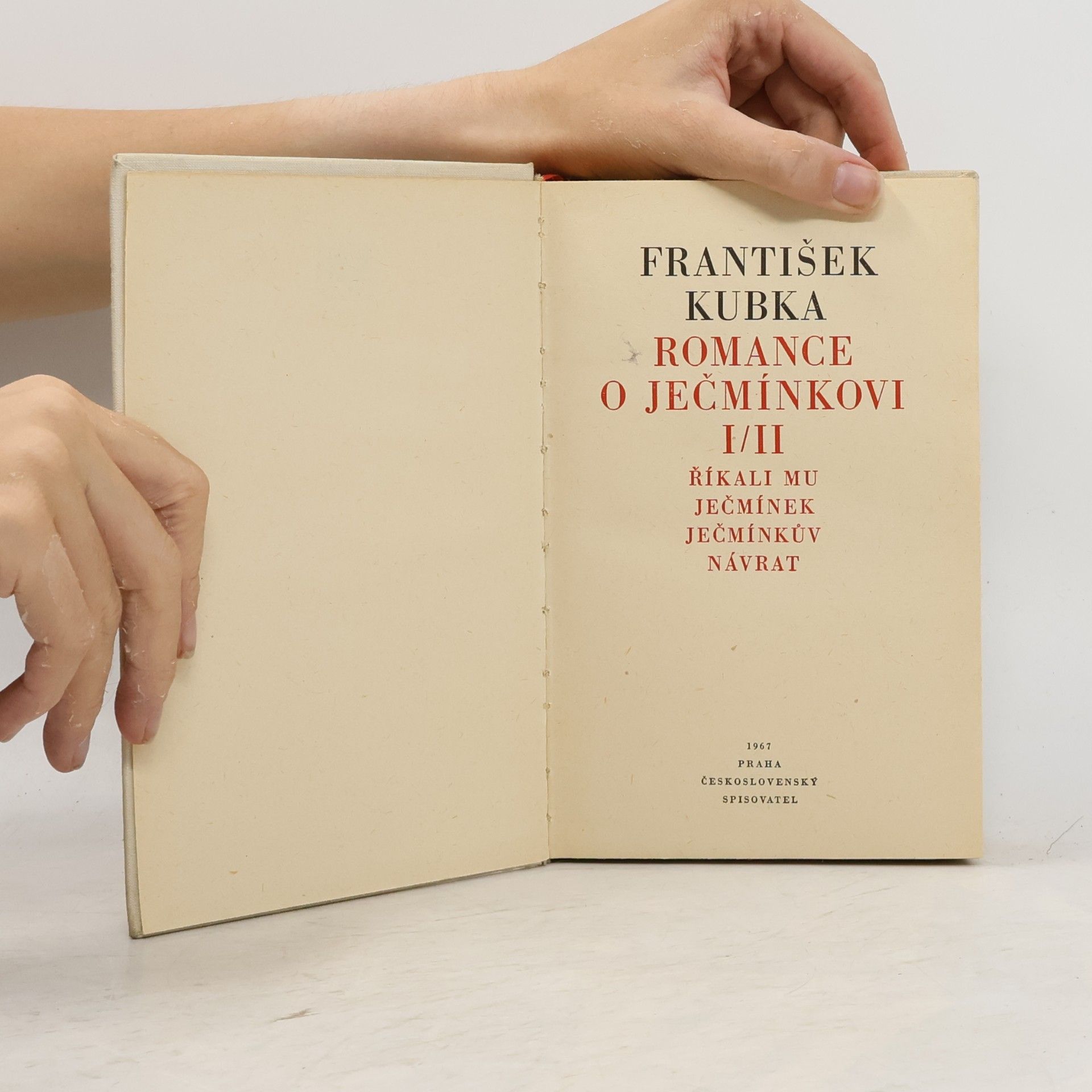 František Kubka Romance o Ječmínkovi