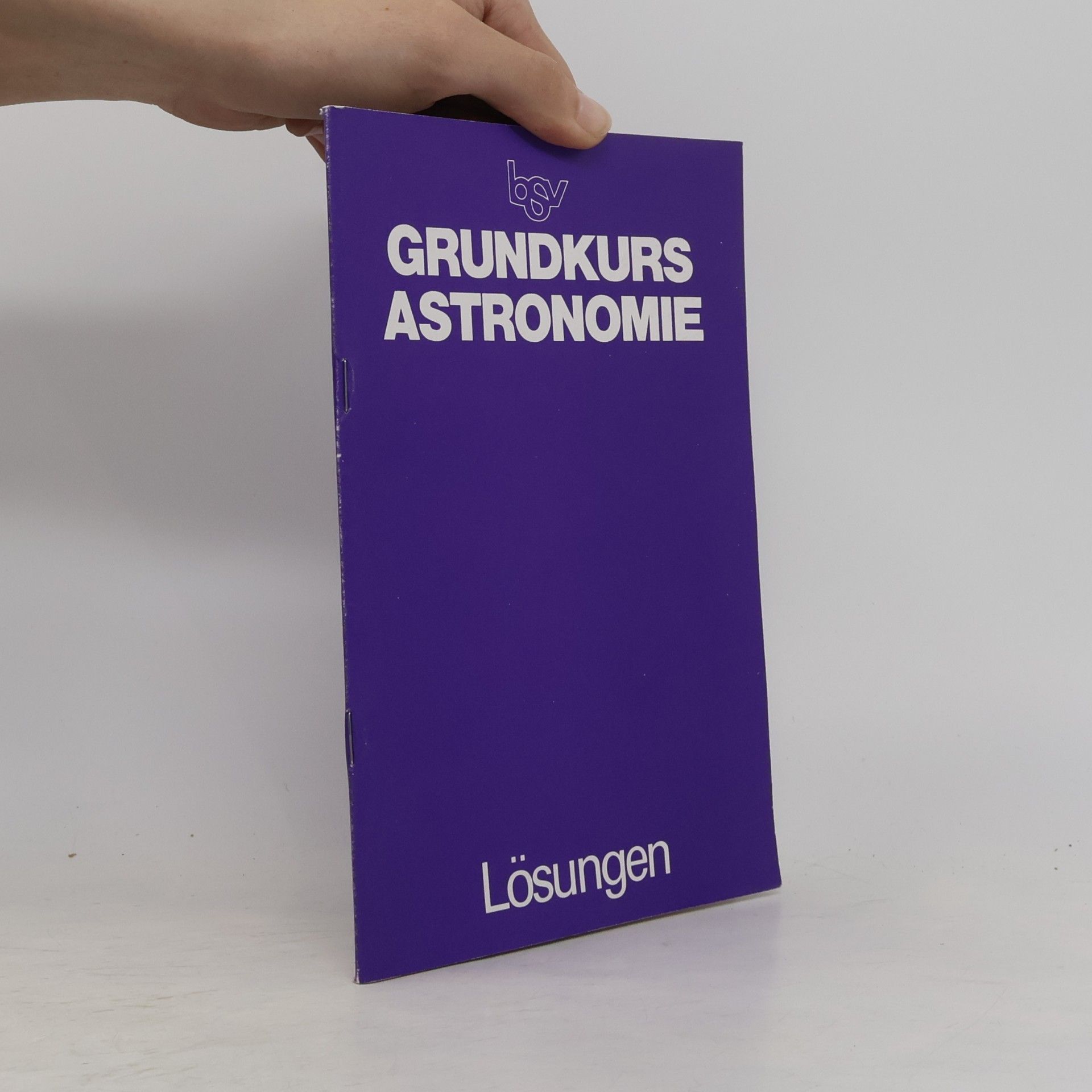 Reinhardt Lermer bsv Grundkurs Astronomie