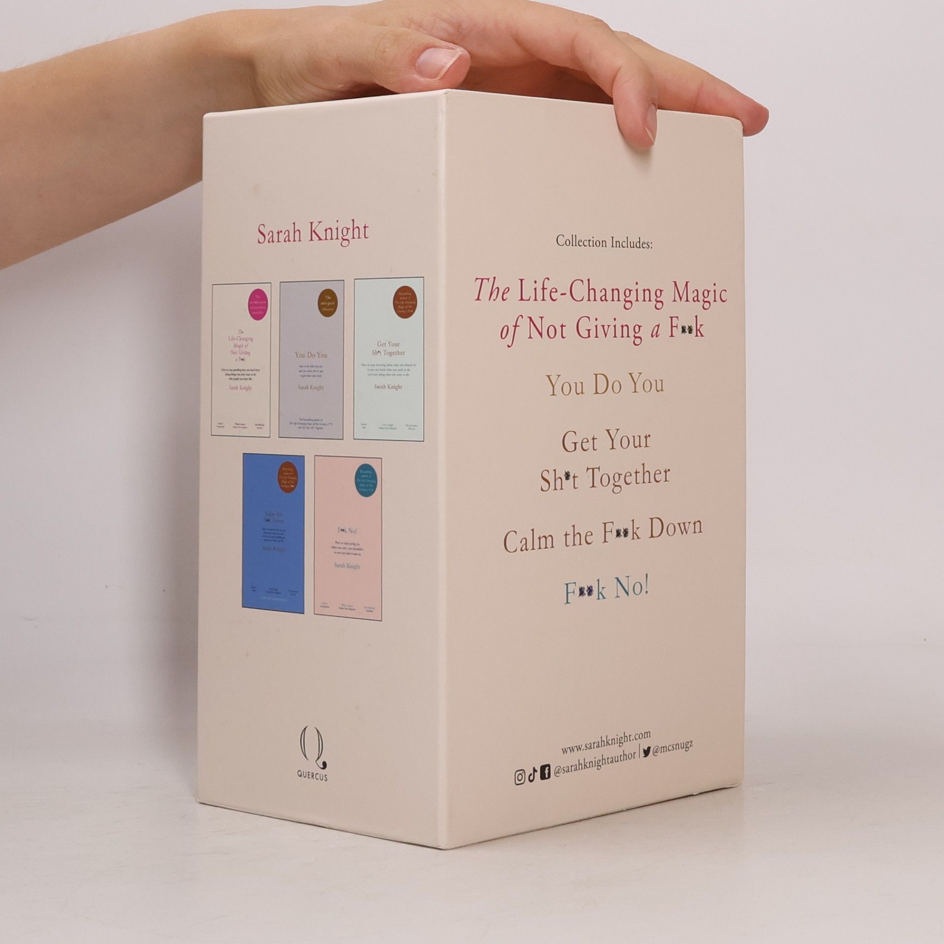 A No F*cks Given Guide Series Books 1 - 5 Collection Set By Sarah Knight