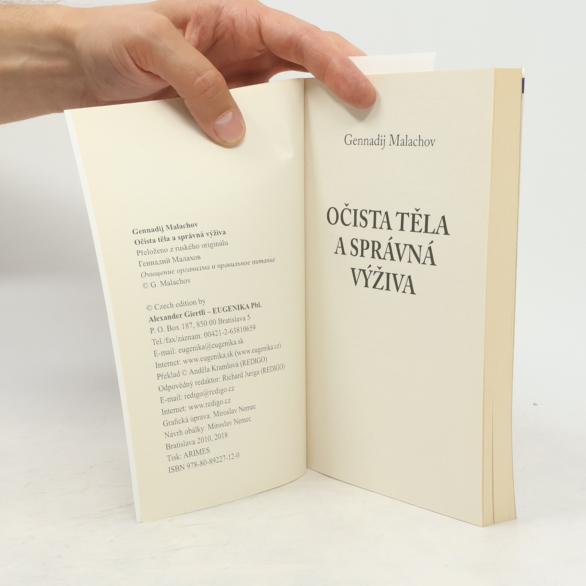 Gennadi Petrowitsch Malachow Očista těla a správná výživa