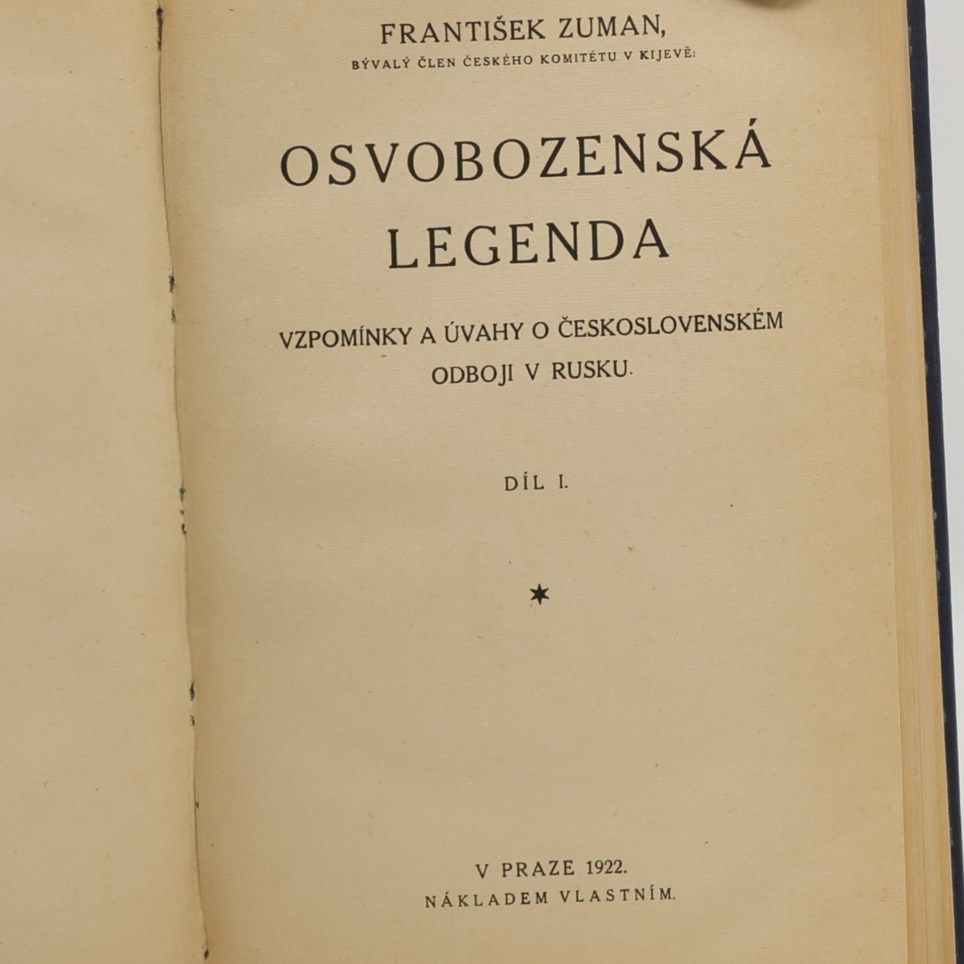 František Zuman Osvobozenecká legenda I.