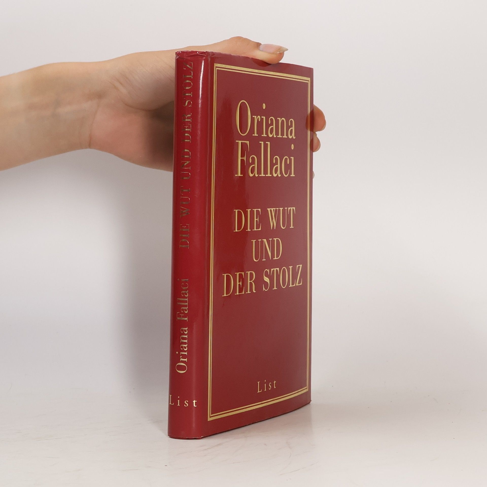 Oriana Fallaciová Die Wut und der Stolz