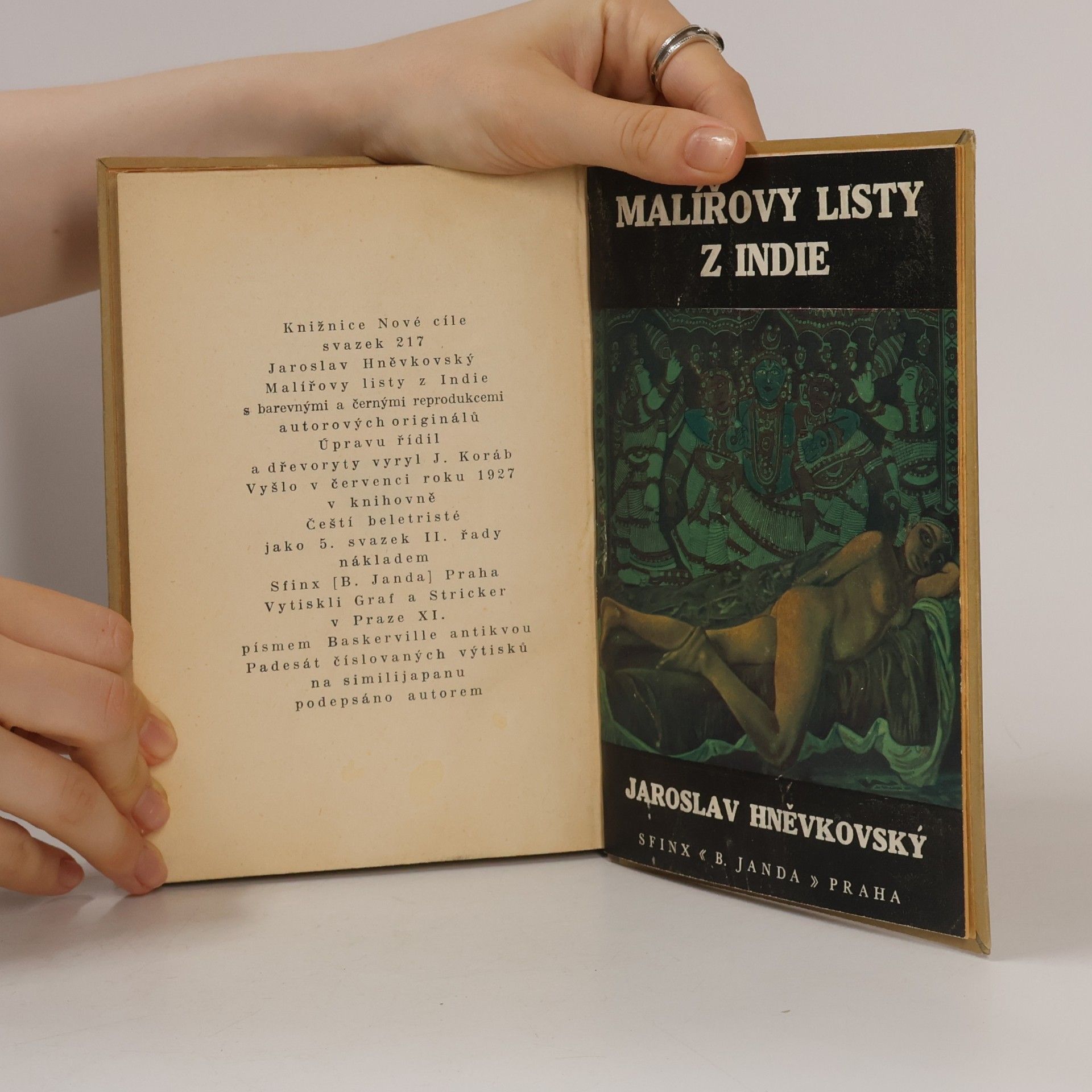 Jaroslav Hněvkovský Malířovy listy z Indie
