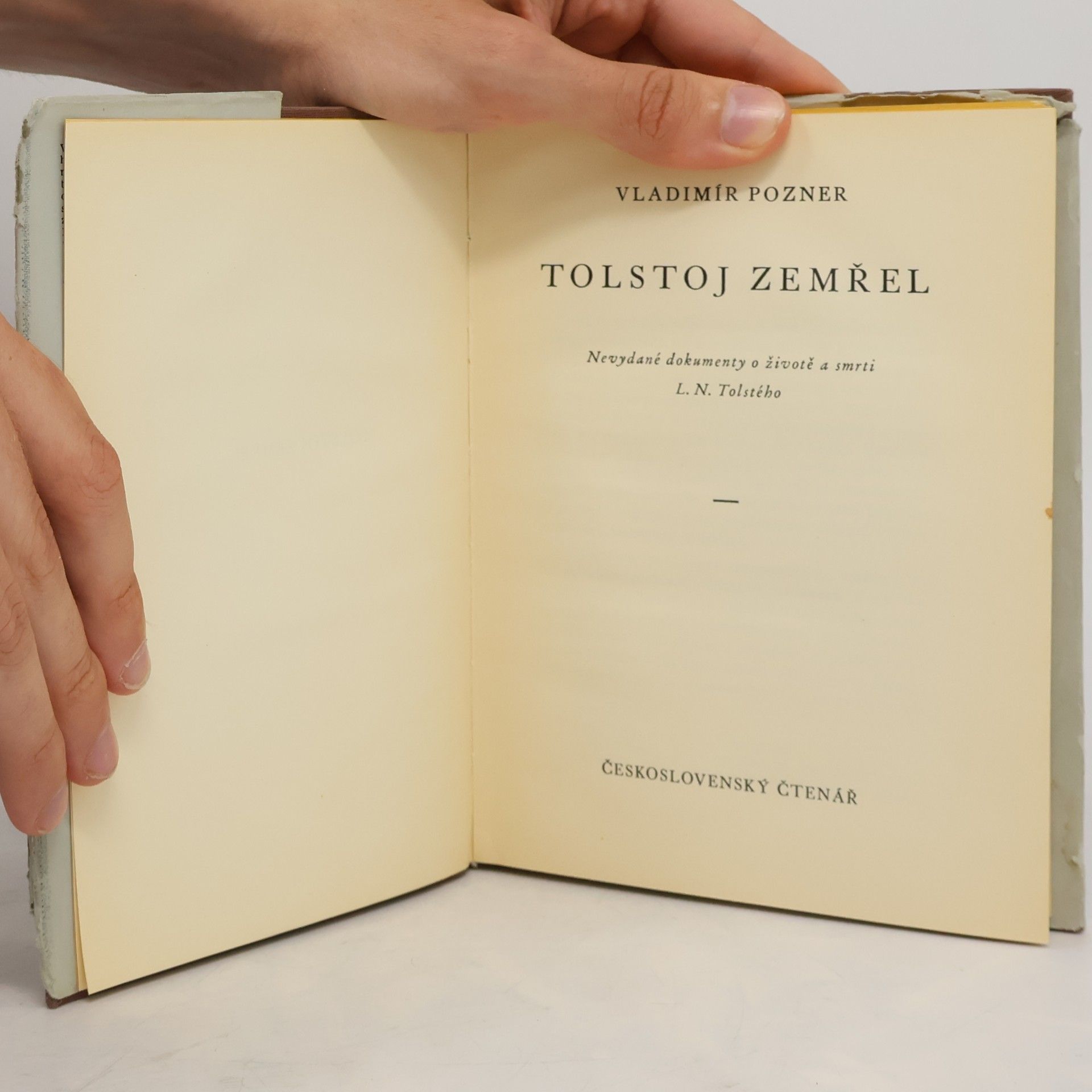 Vladimir Pozner Tolstoj zemřel