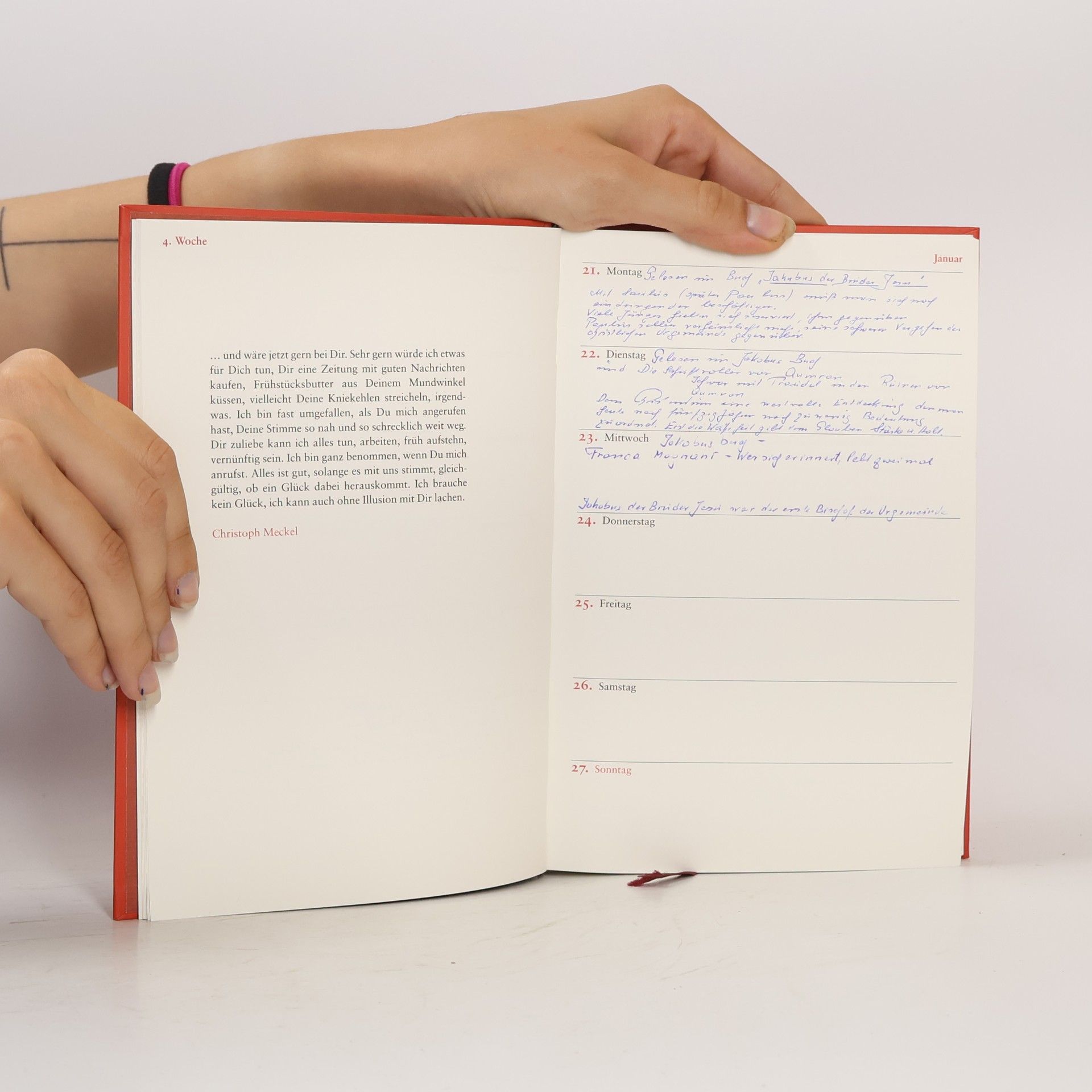 Kalender, Literarischer Kalender