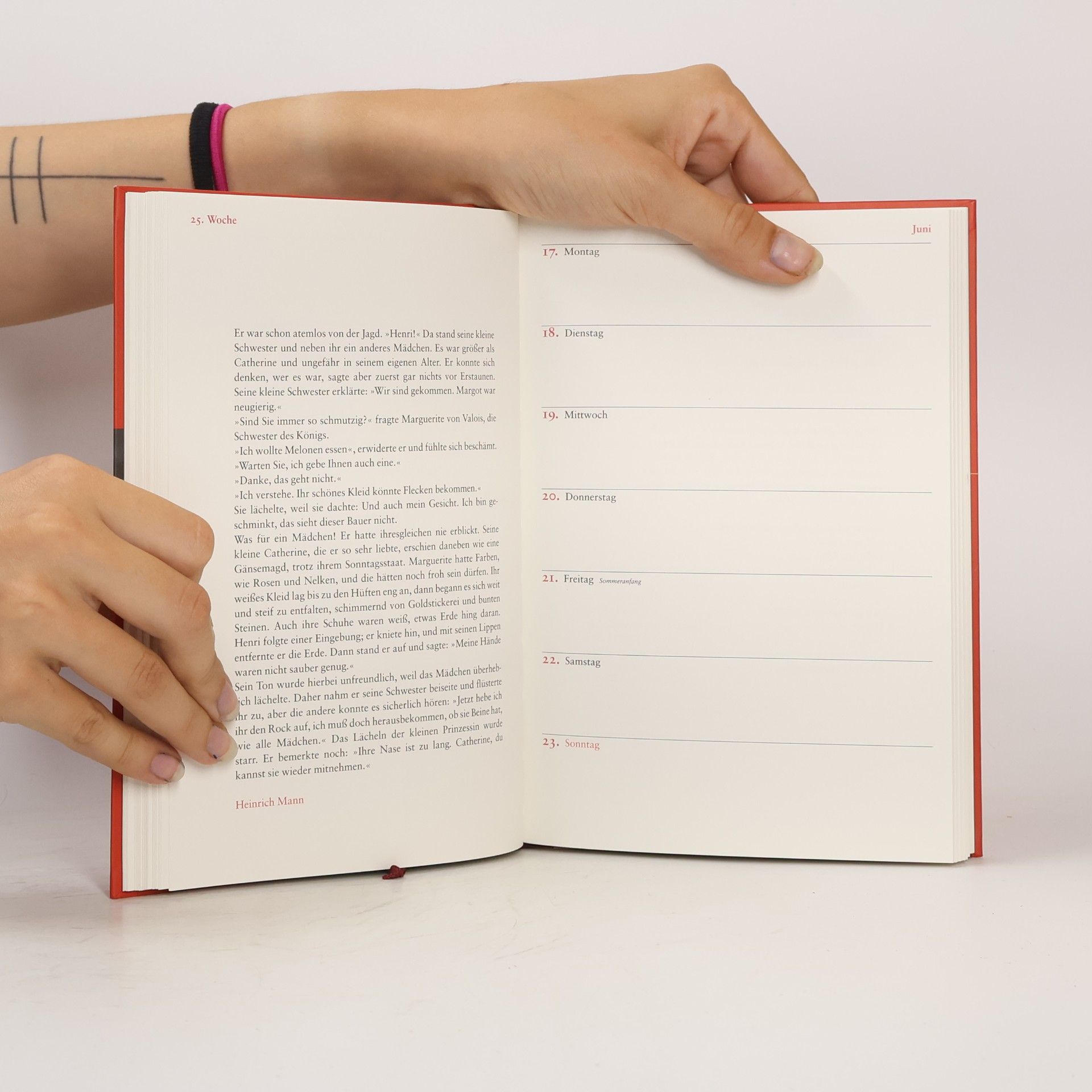 Kalender, Literarischer Kalender