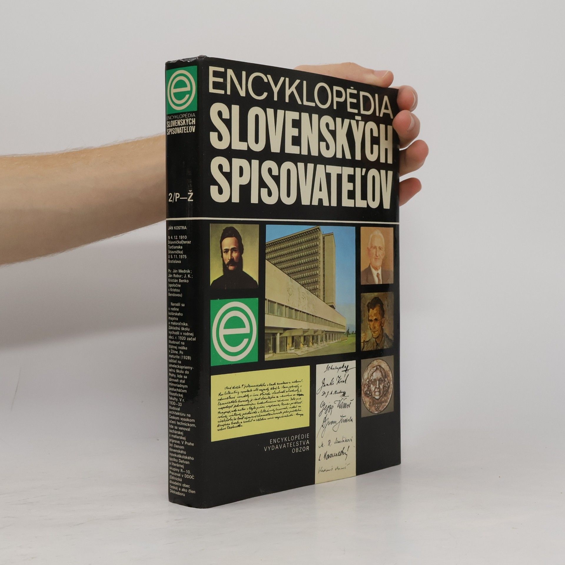 Karol Rosenbaum Encyklopédia slovenských spisovateľov. 2 P-Ž