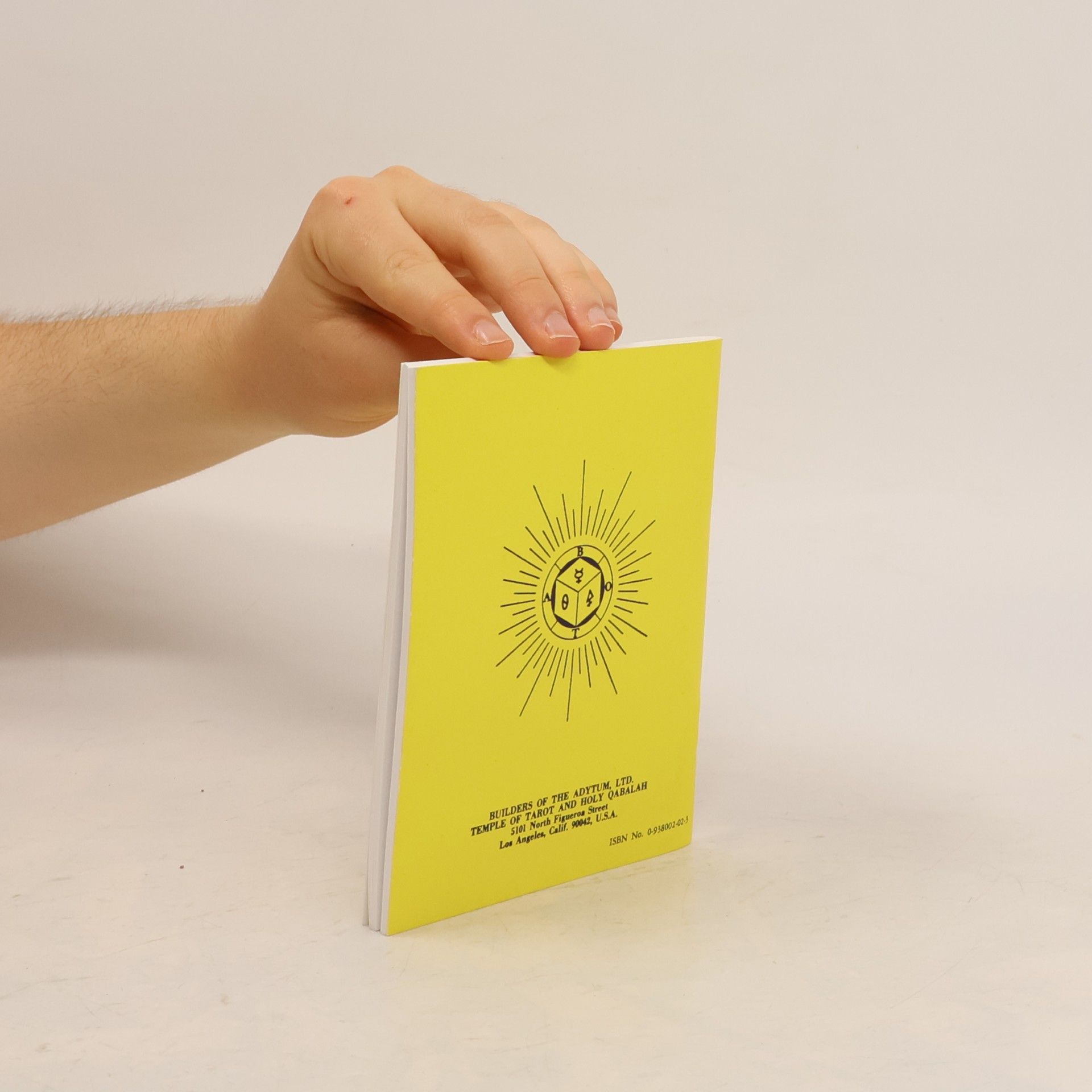 Paul Foster Case Highlights Of Tarot Booklet