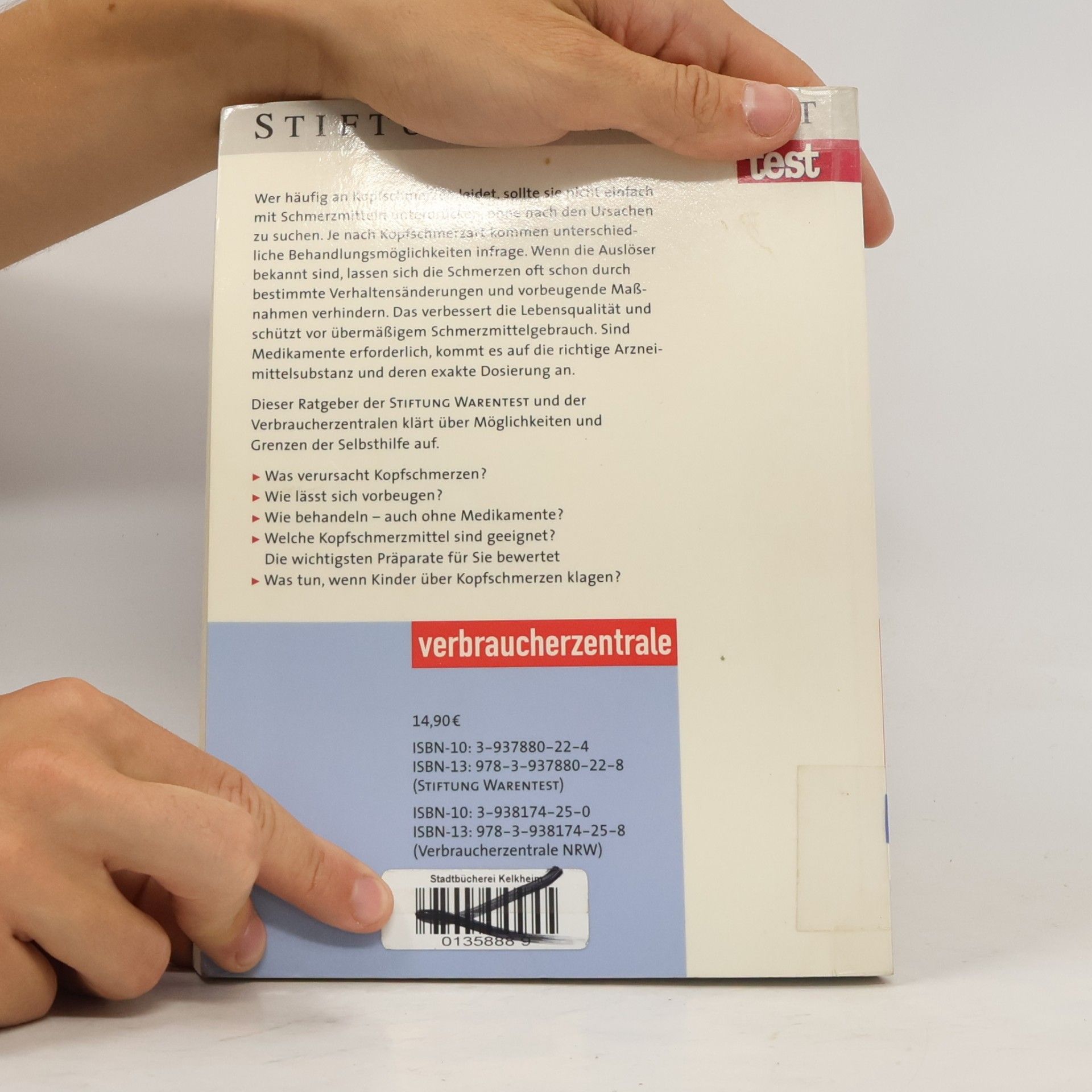 Stiftung Warentest Kopfschmerz und Migräne