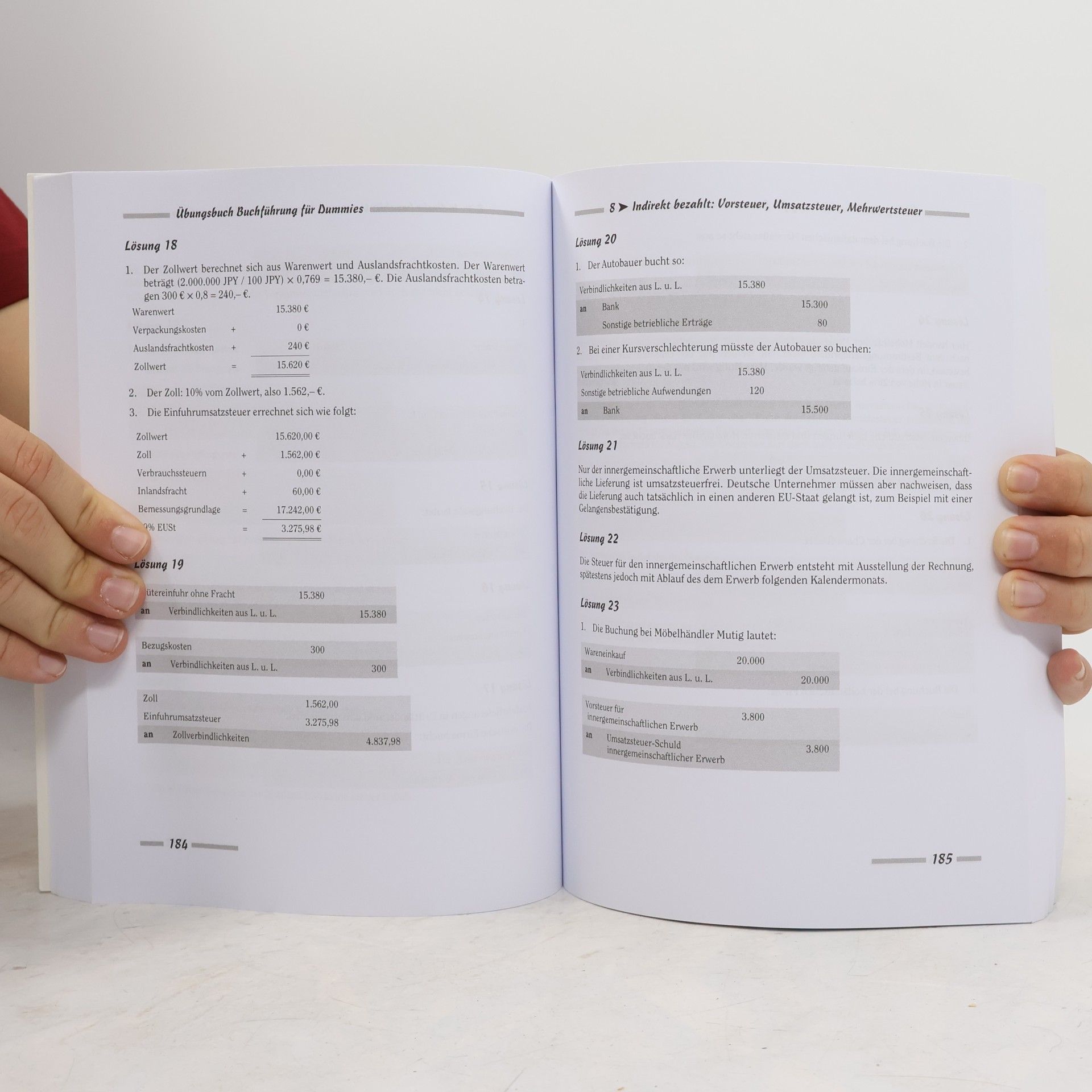 Michael Griga Übungsbuch Buchführung für Dummies