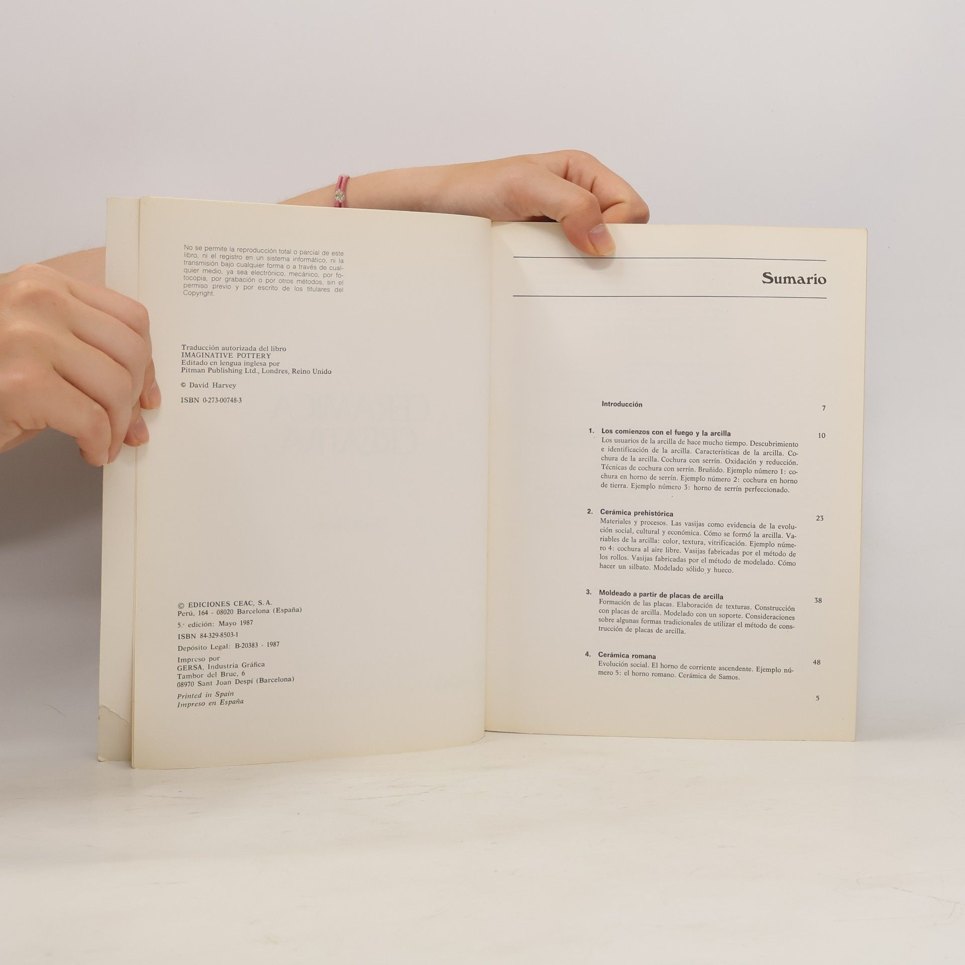 David Harvey Enciclopedia ceac de las Artesanias: Ceramica creativa