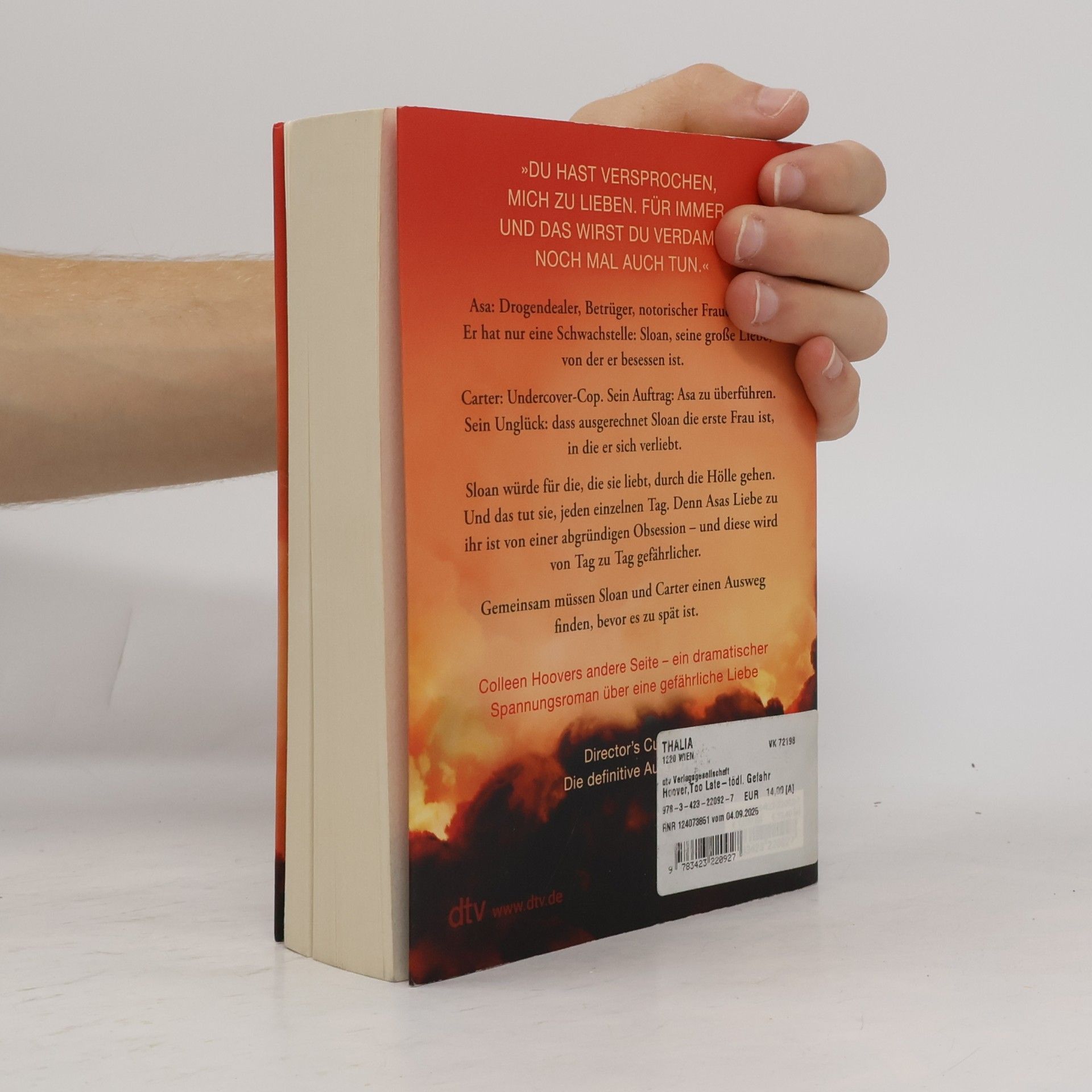 Colleen Hoover Too Late - Wenn Nein sagen zur tödlichen Gefahr wird