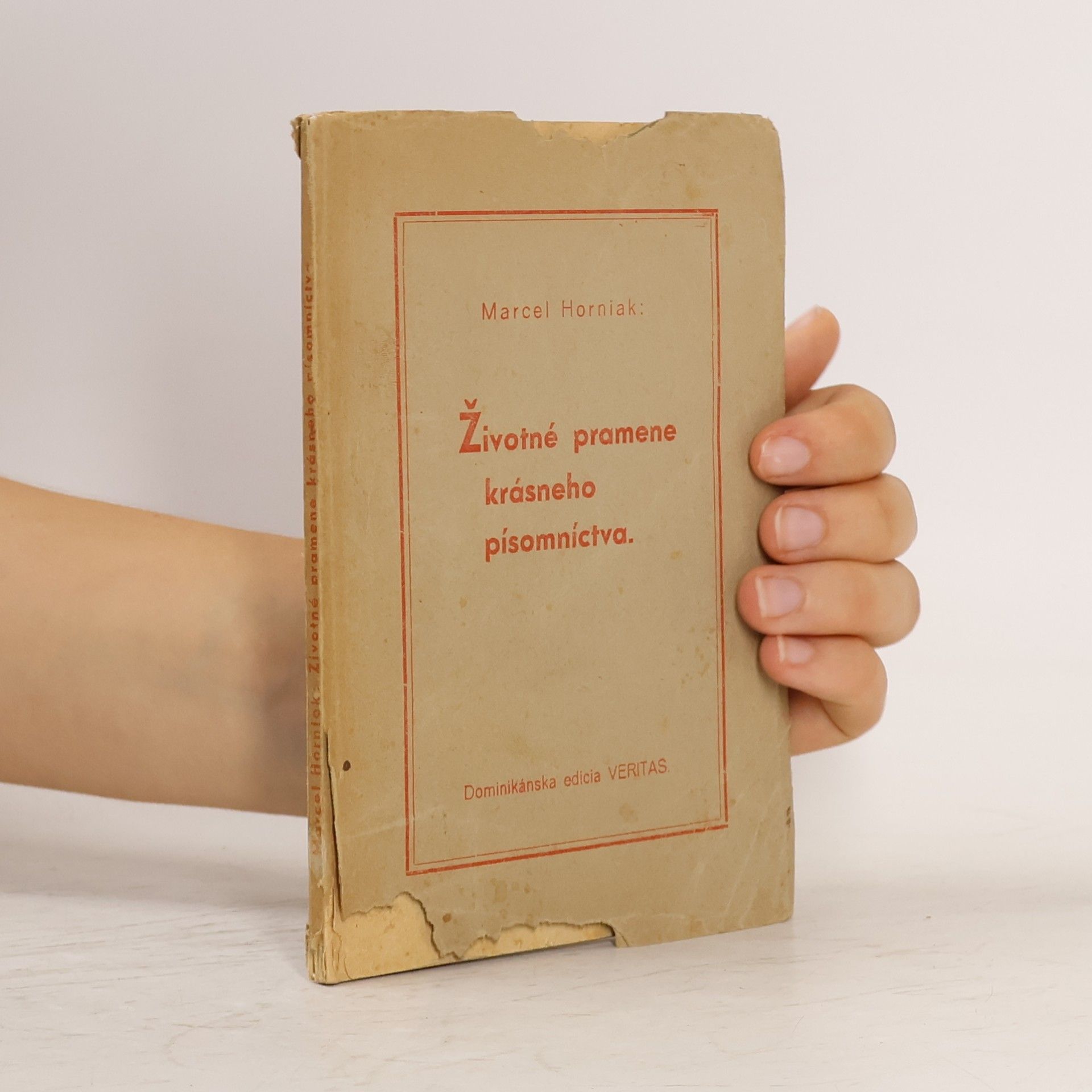 Marcel Horniak V Životné pramene krásneho písomníctva