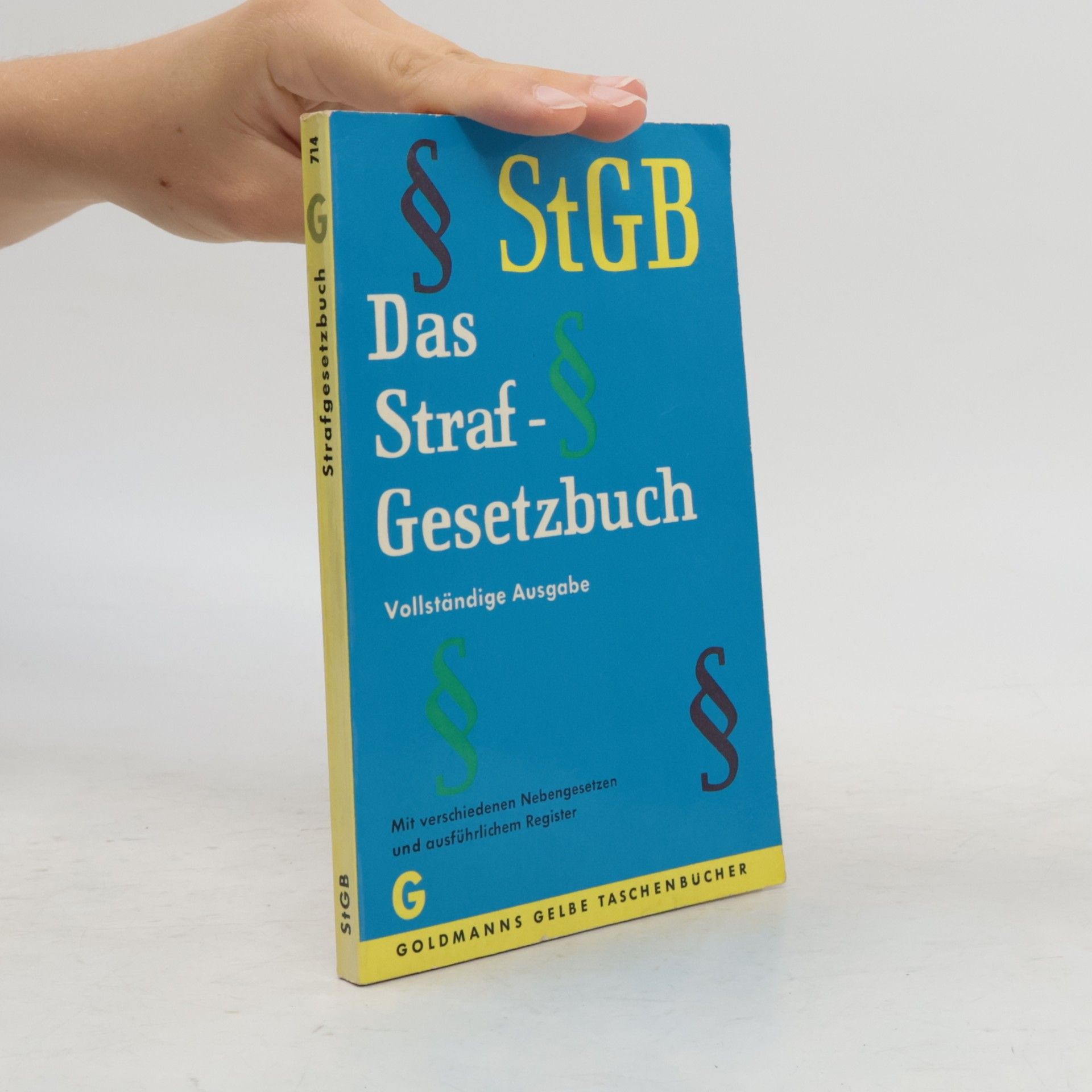 Various authors Das Strafgesetzbuch